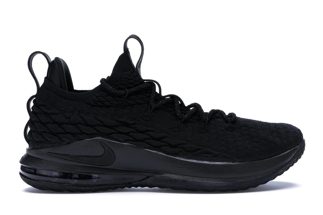 Nike LeBron 15 Low Blackout - 1