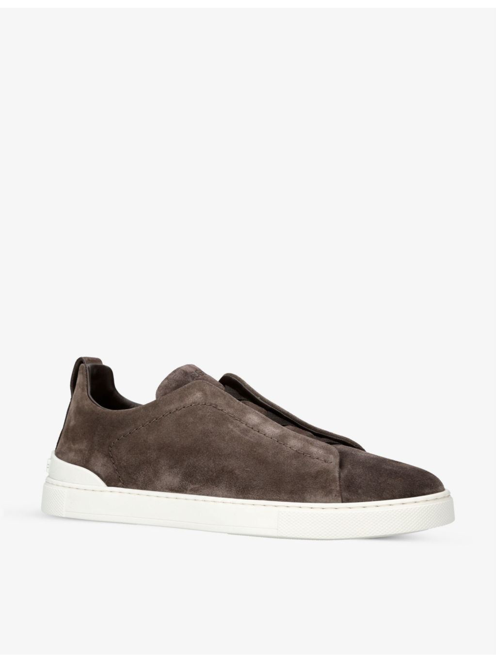 Triple Stitch suede low-top trainers - 3
