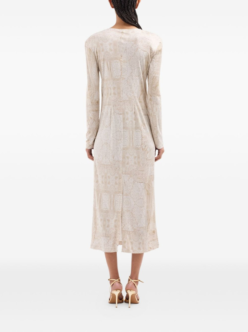 Febo paisley-pattern midi dress 4