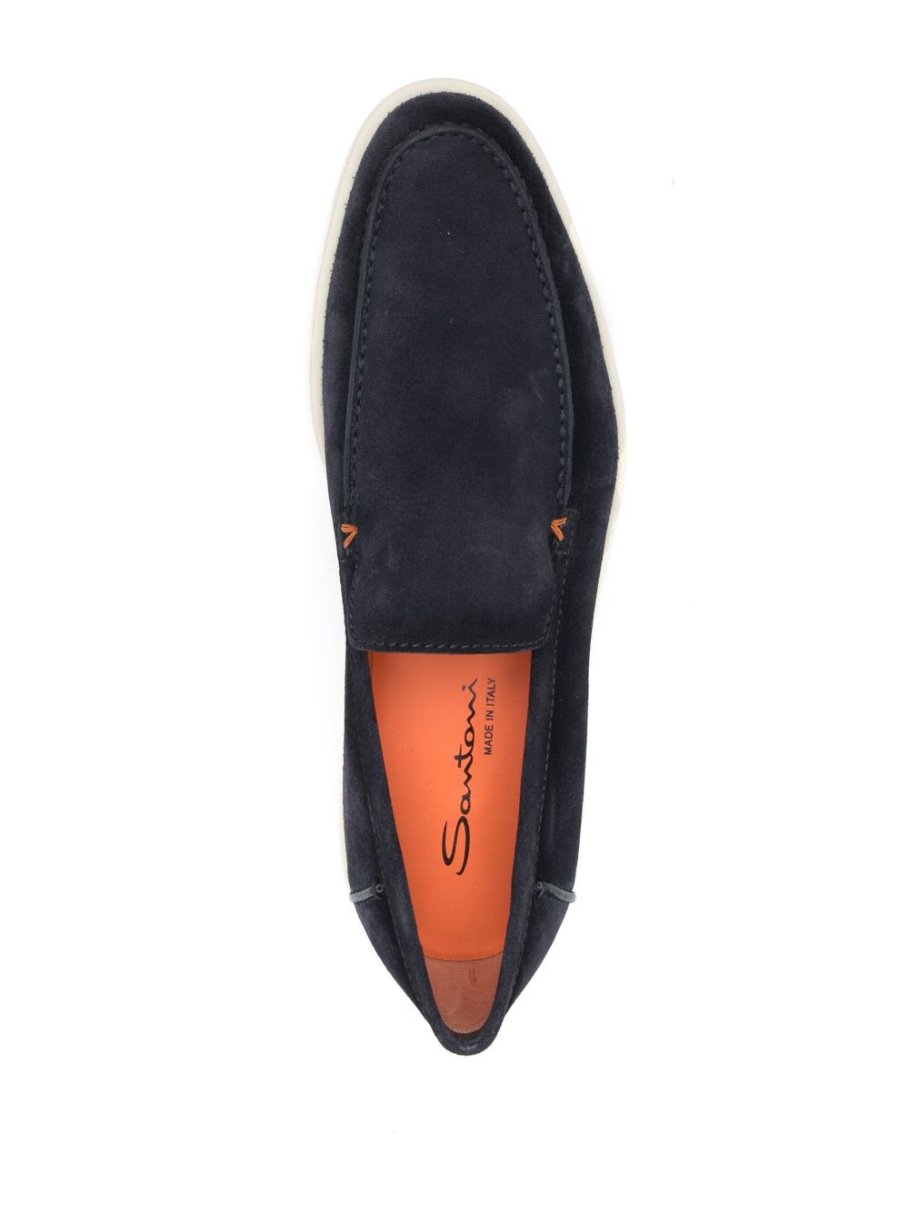 ALMOND-TOE SUEDE LOAFERS - 4
