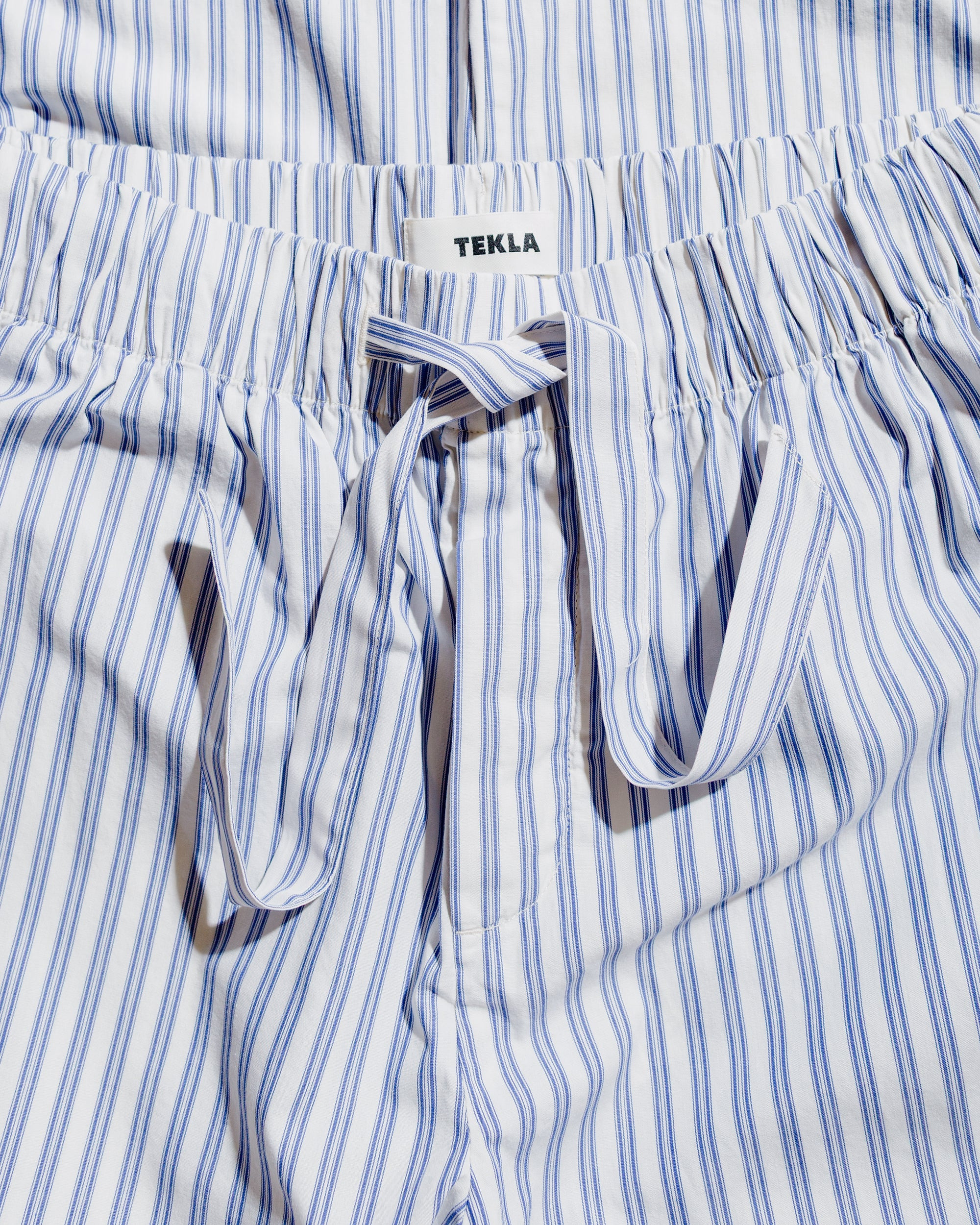 Tekla Poplin Pyjama Pants Skagen Stripes - 5