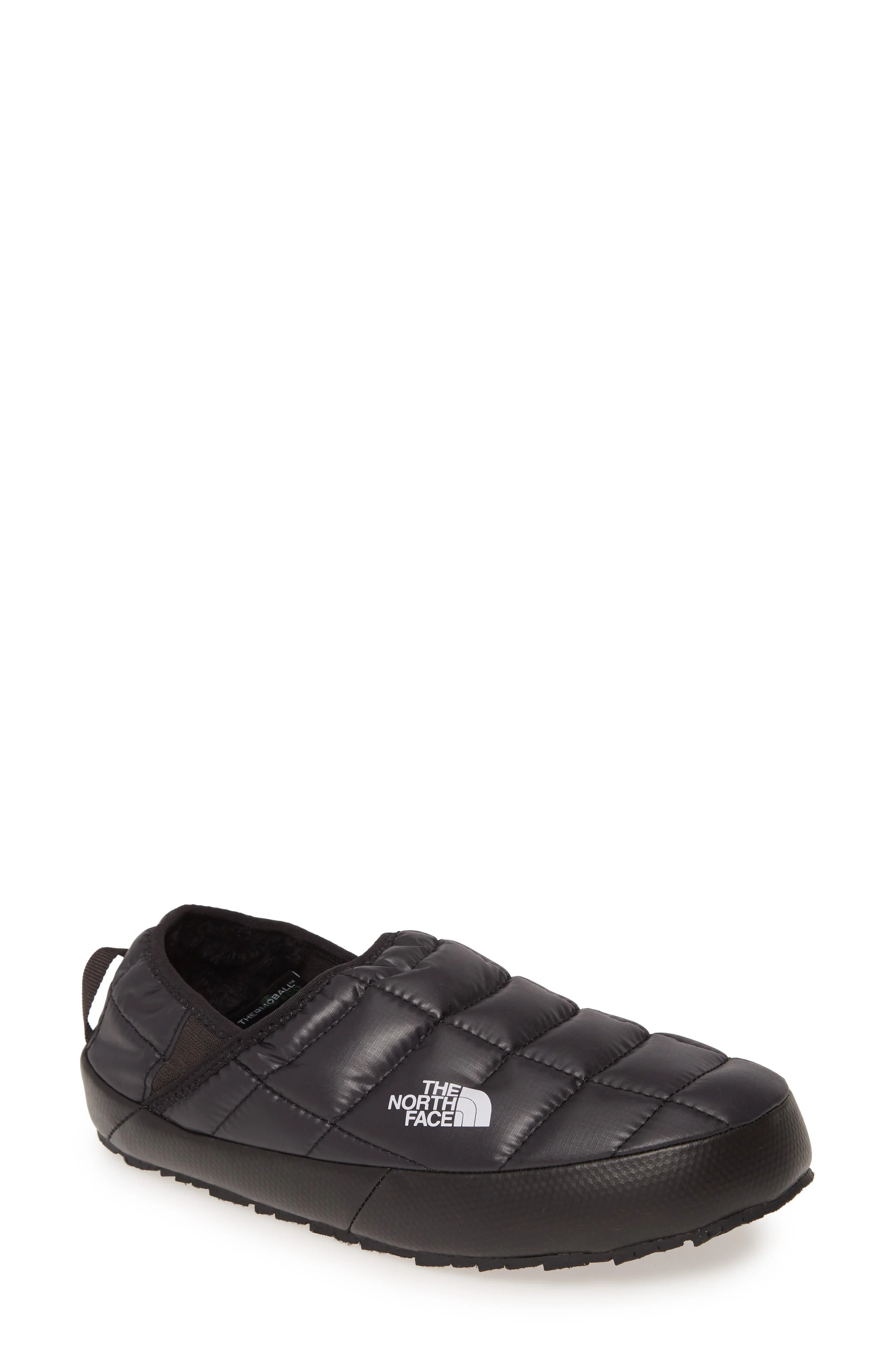 The North Face Thermoball™ Water Repellent Traction V Mule in Black/Black Fabric at Nordstrom - 1