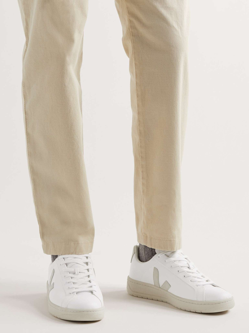 VEJA Urca Vegan Suede-Trimmed Faux Leather Sneakers outlook
