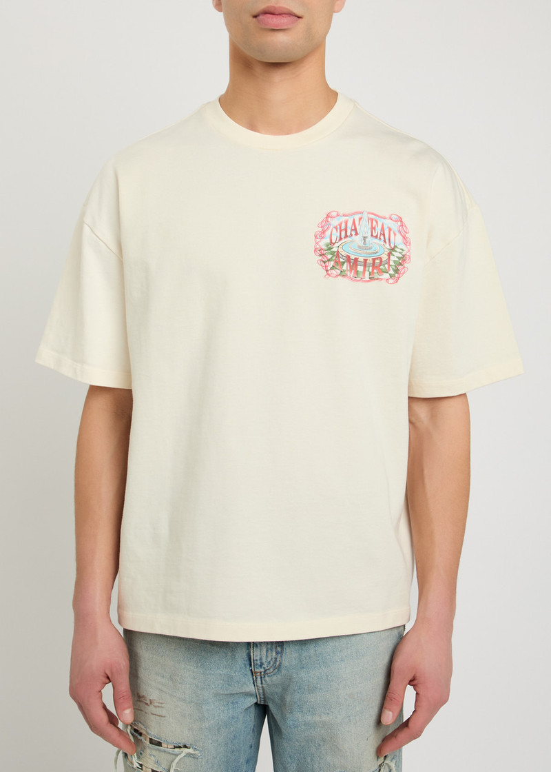 AMIRI Amiri Chateau Printed Cotton T-shirt outlook