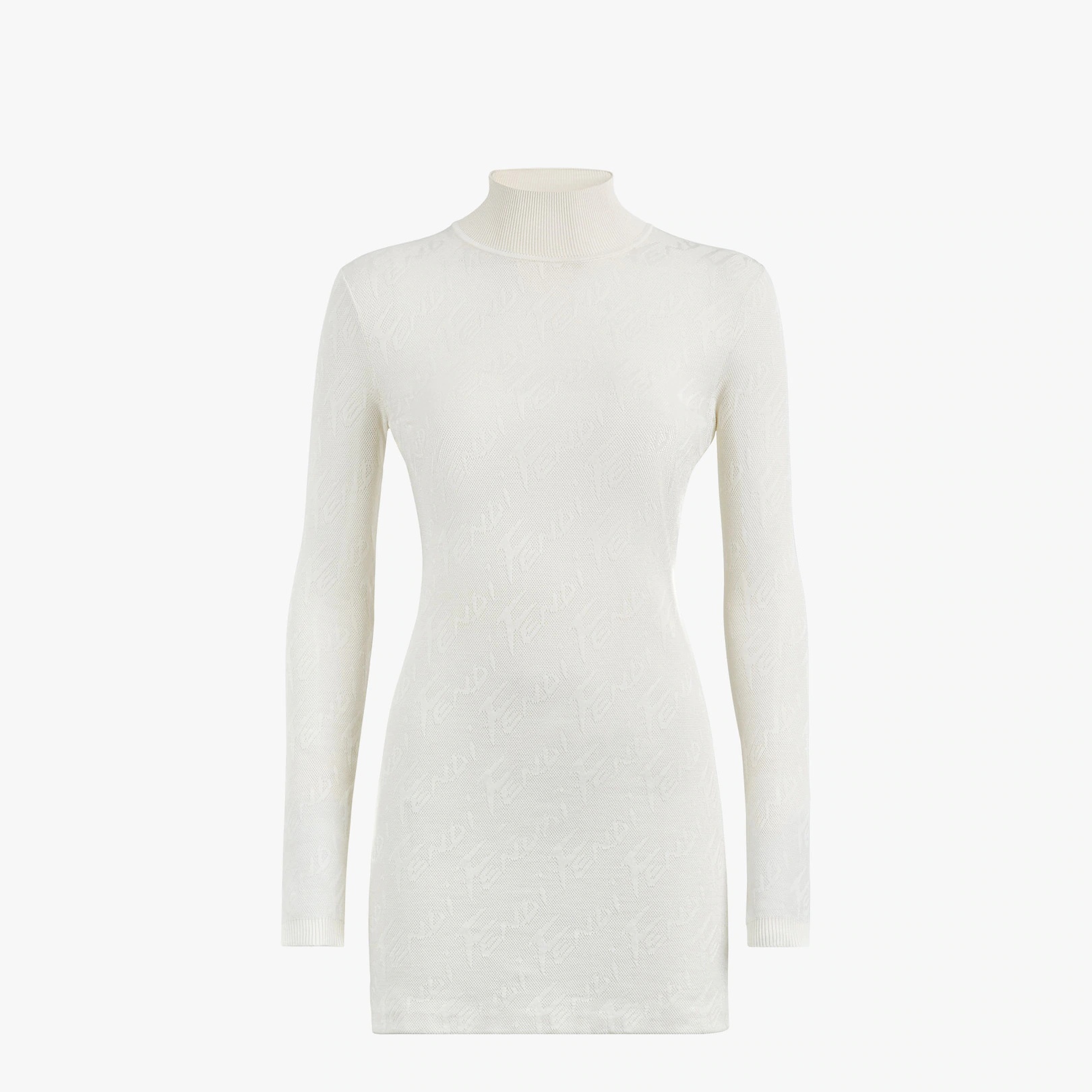 White viscose dress - 1
