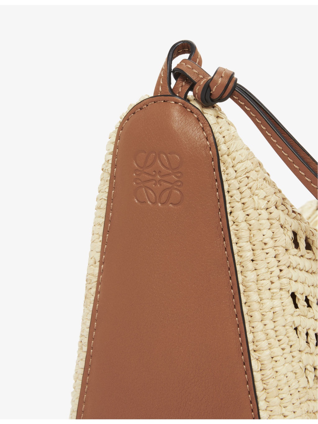 Loewe x Paula's Ibiza Hammock Hobo mini raffia cross-body bag - 3