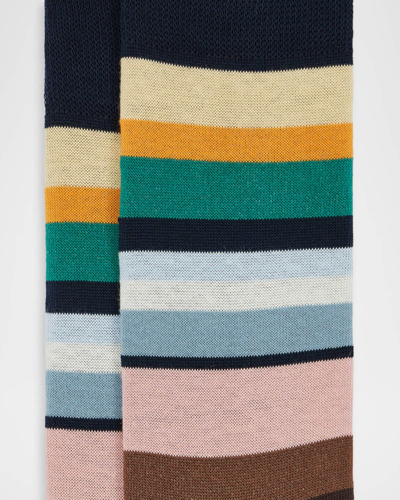 Paul Smith Men's Marek Color-Block Cotton Crew Socks outlook