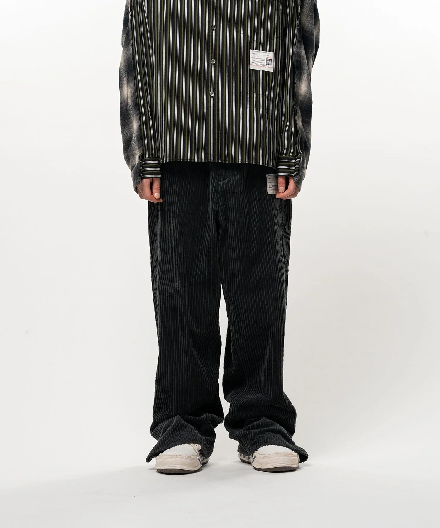 Folded Corduroy Pants - 1