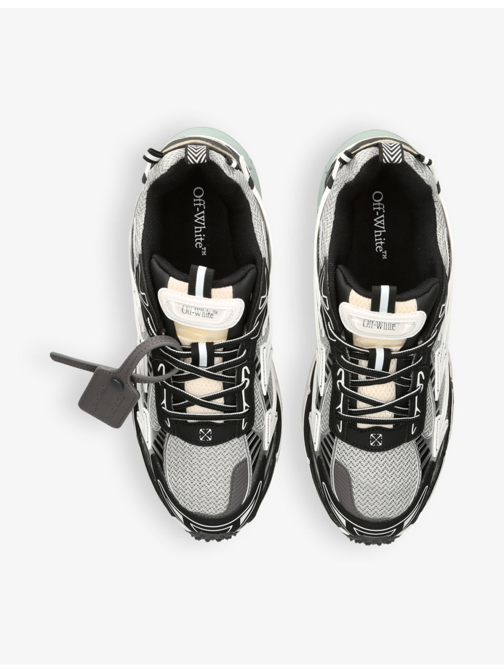 Be Right Back mesh and faux-leather low-top trainers - 2