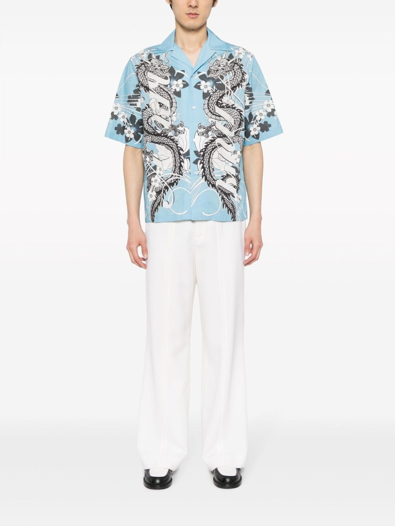 AMIRI graphic-print cotton shirt outlook