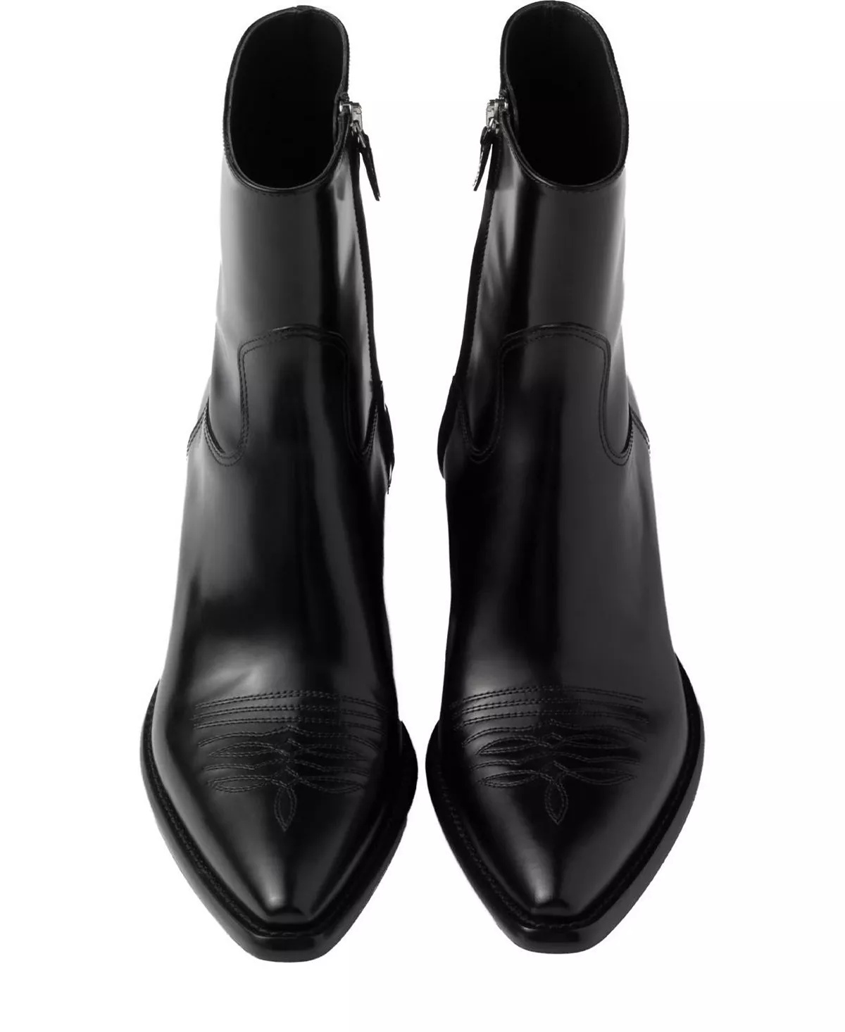 Women's Brushed Leather Booties - 4