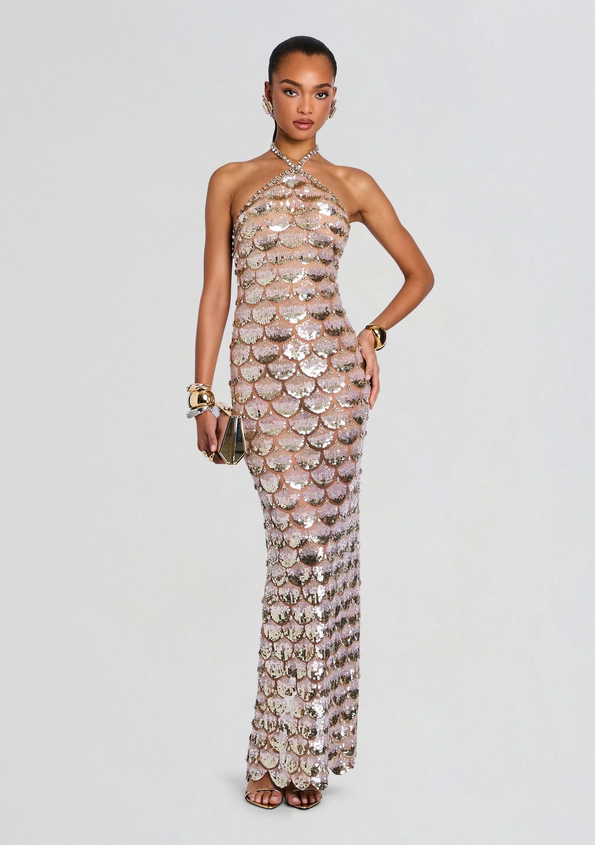GENOVIA EMBROIDERED DRESS - 1
