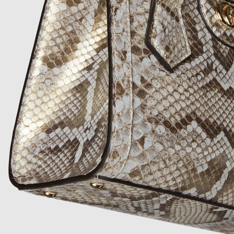 Gucci Diana mini python tote bag 10