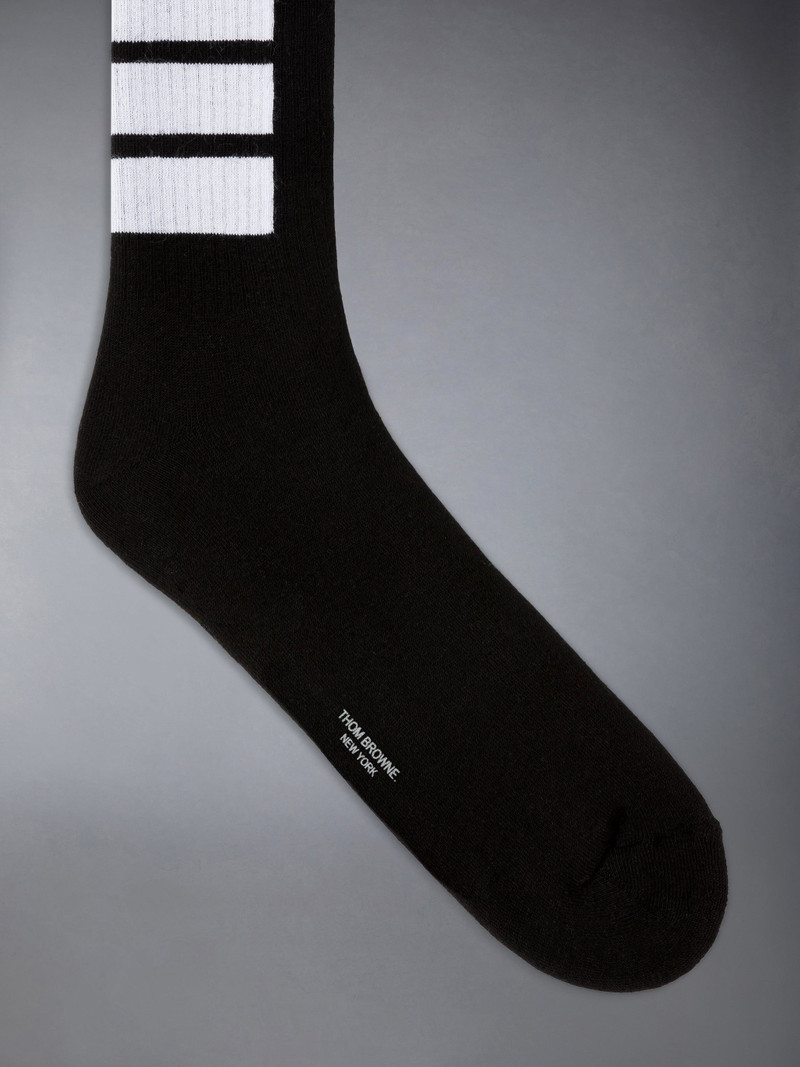 Thom Browne ATHLETIC TERRY STITCH COTTON 4-BAR CREW SOCKS outlook