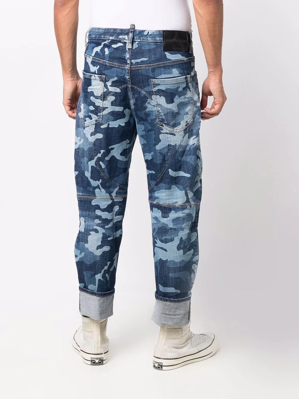 camouflage-print jeans - 4