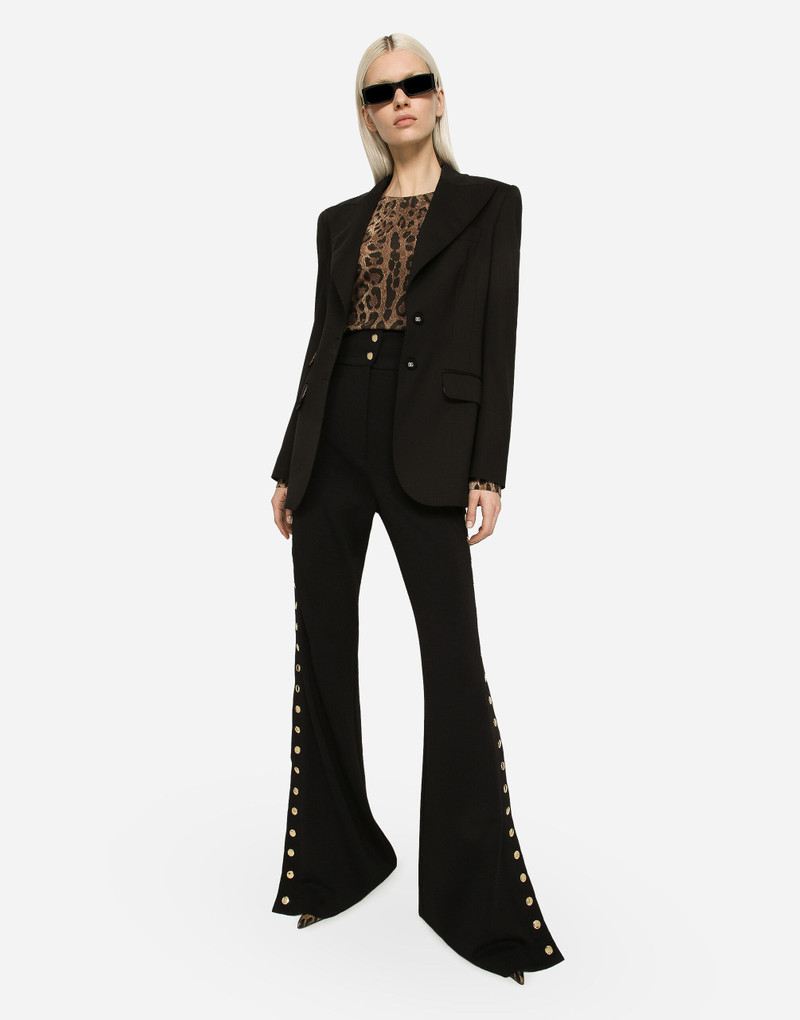 Dolce & Gabbana Gabardine Turlington jacket with top-stitching outlook