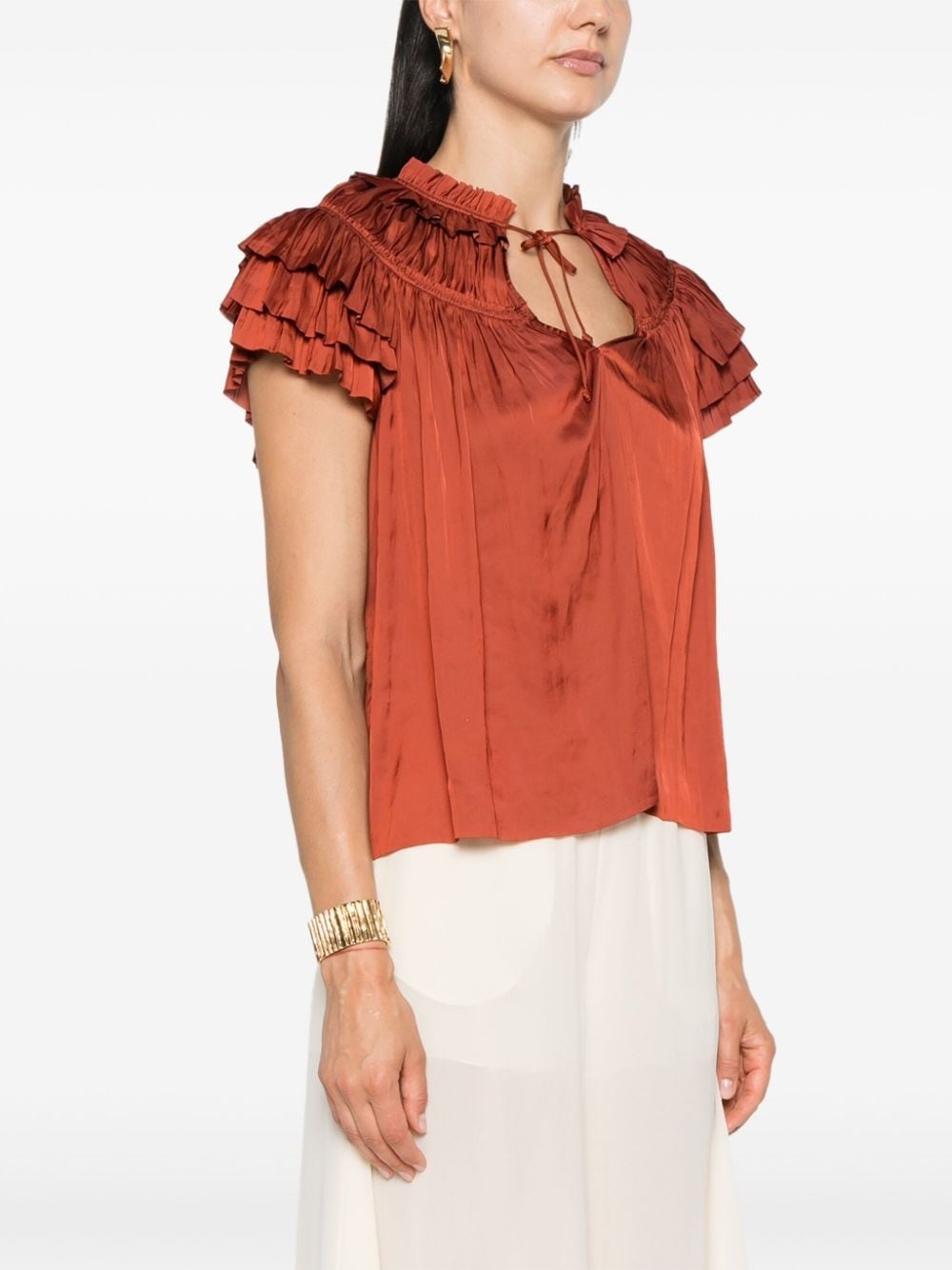 Liv plissÃ©-effect blouse - 3