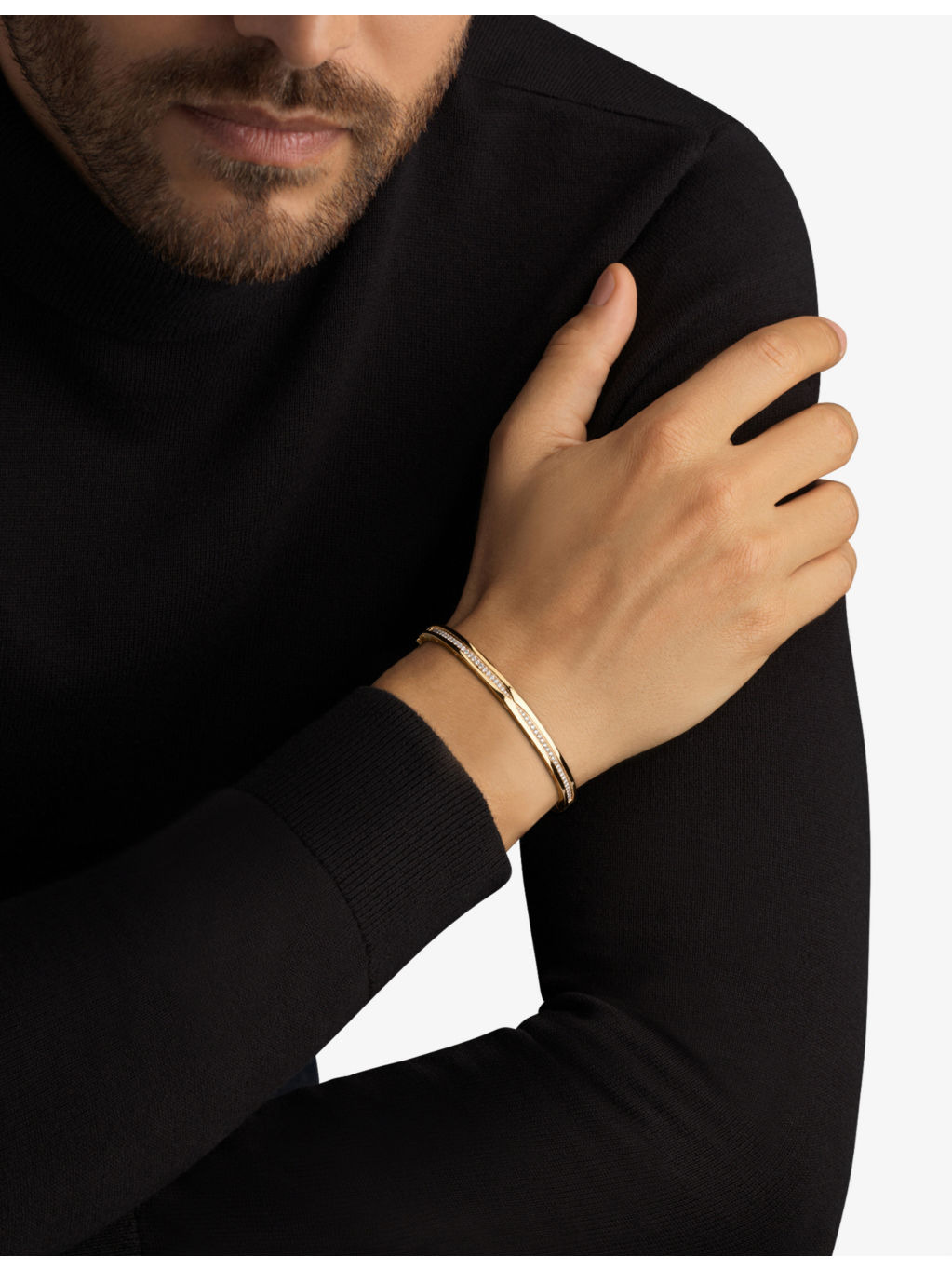 B.Zero1 18ct yellow-gold and 0.87ct diamond bangle bracelet - 3
