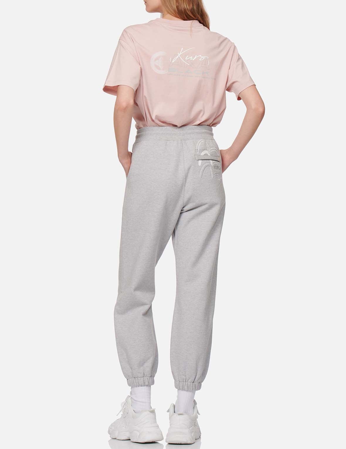 Triple Seagull Print and Embroidery Sweatpants - 4