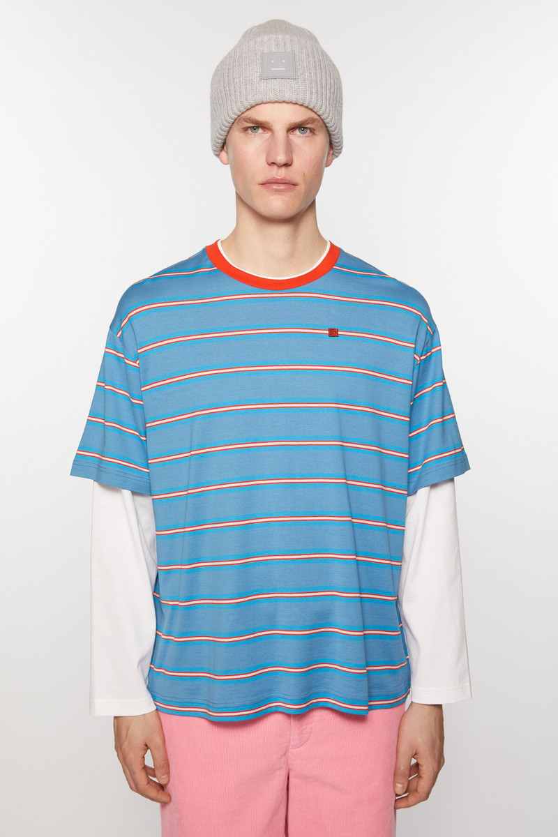 Acne Studios Layered t-shirt - Sea Blue outlook