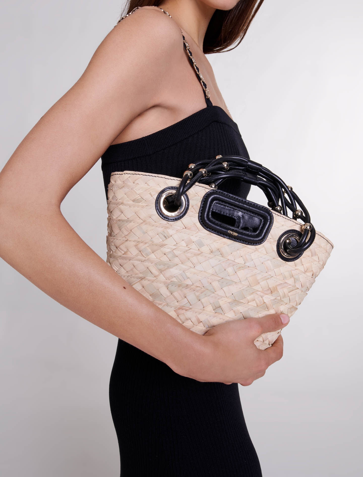 Mini woven basket bag - 6