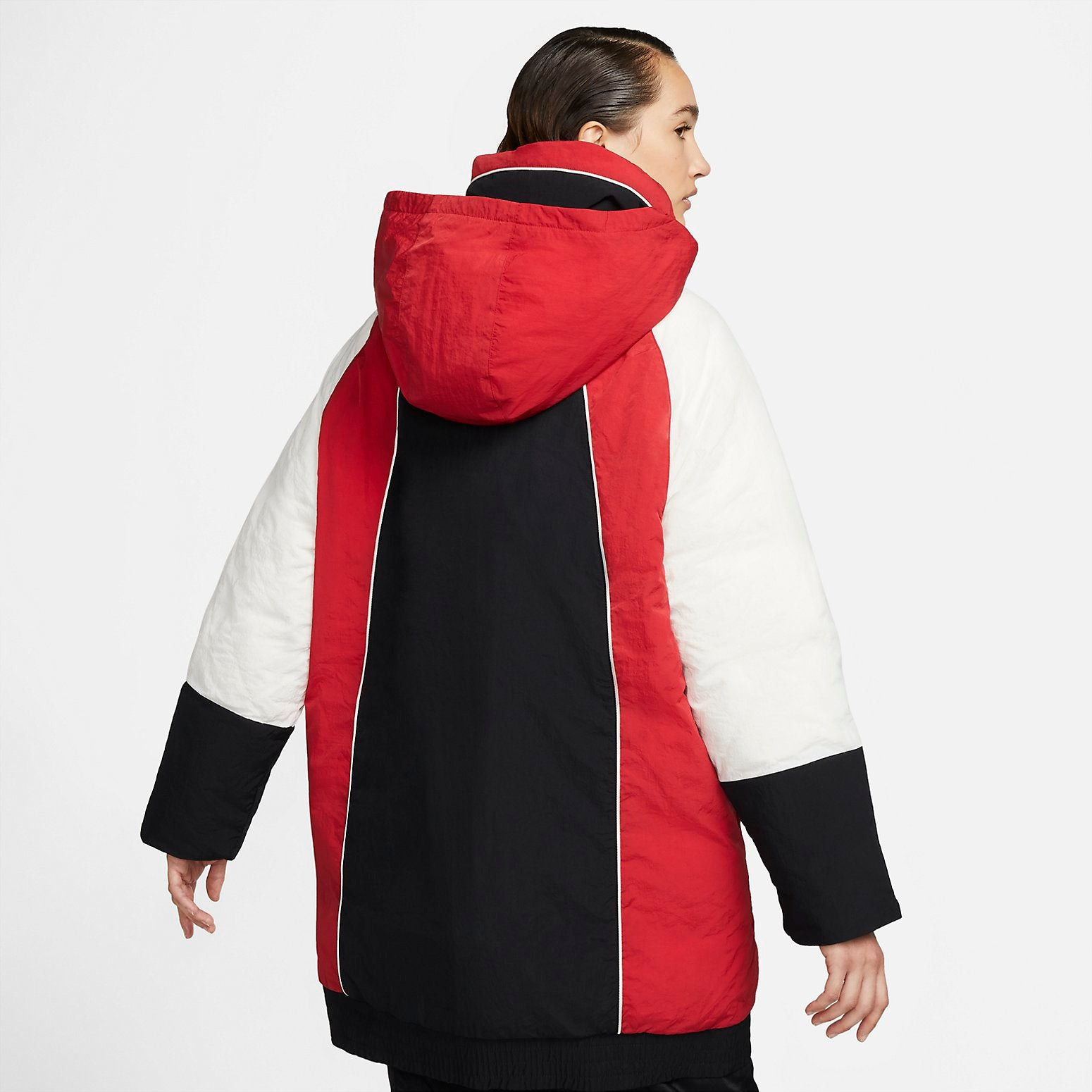 (WMNS) Air Jordan Flight Down Parka Jacket 'Red' DH0782-011 - 5
