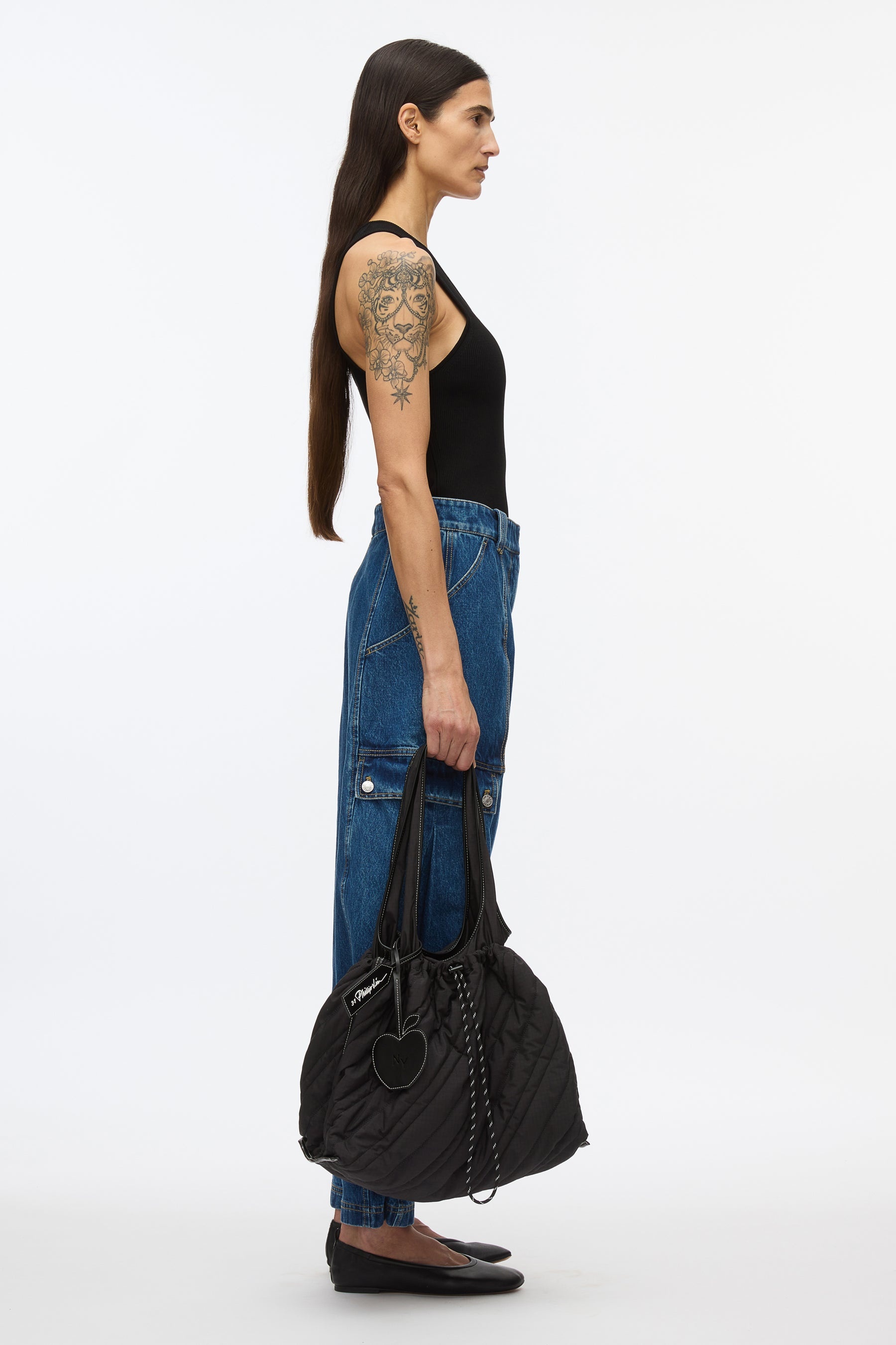 Quilted Market Tote - 4