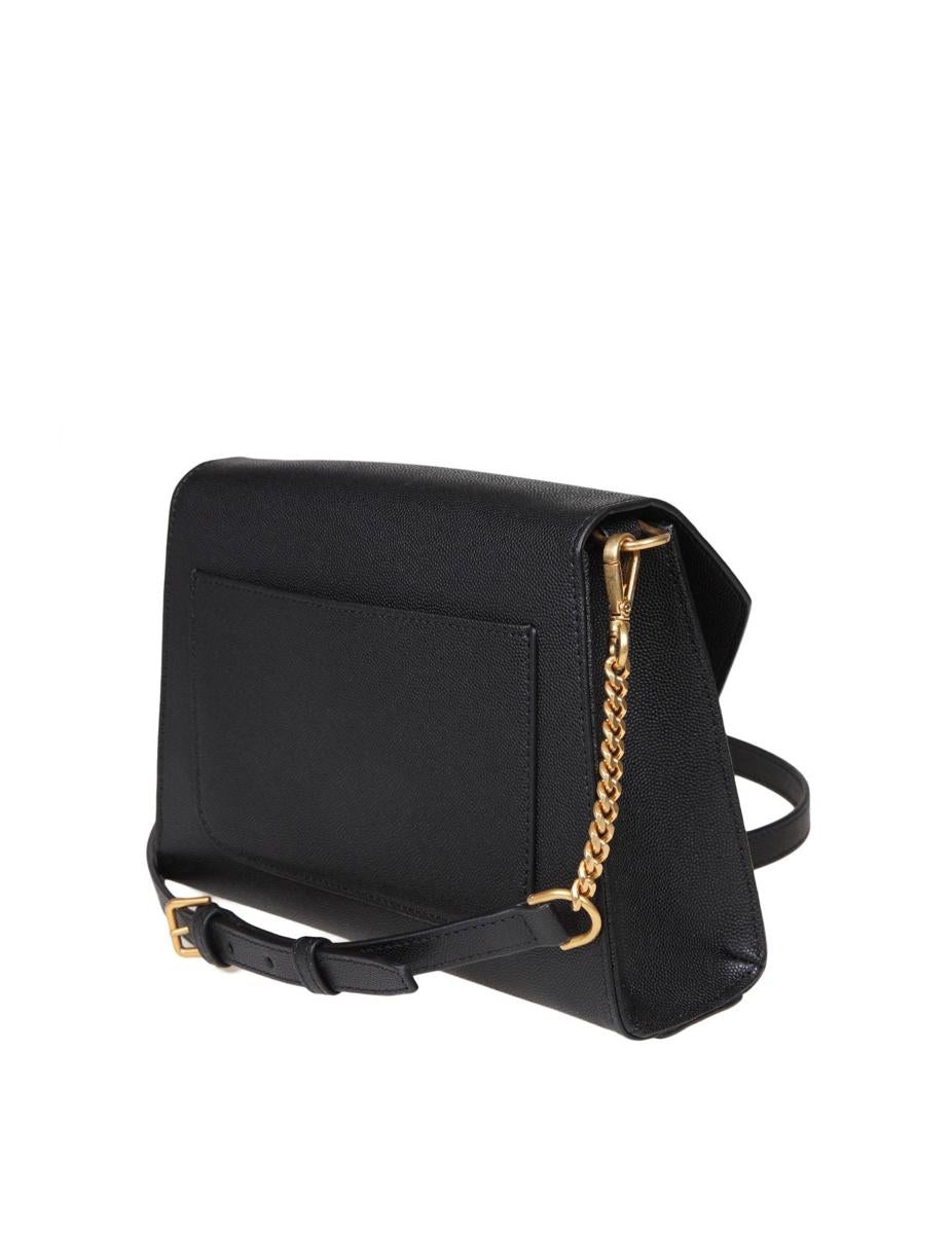 BALMAIN SHOULDER BAG IN GRAINED CALFSKIN - 4