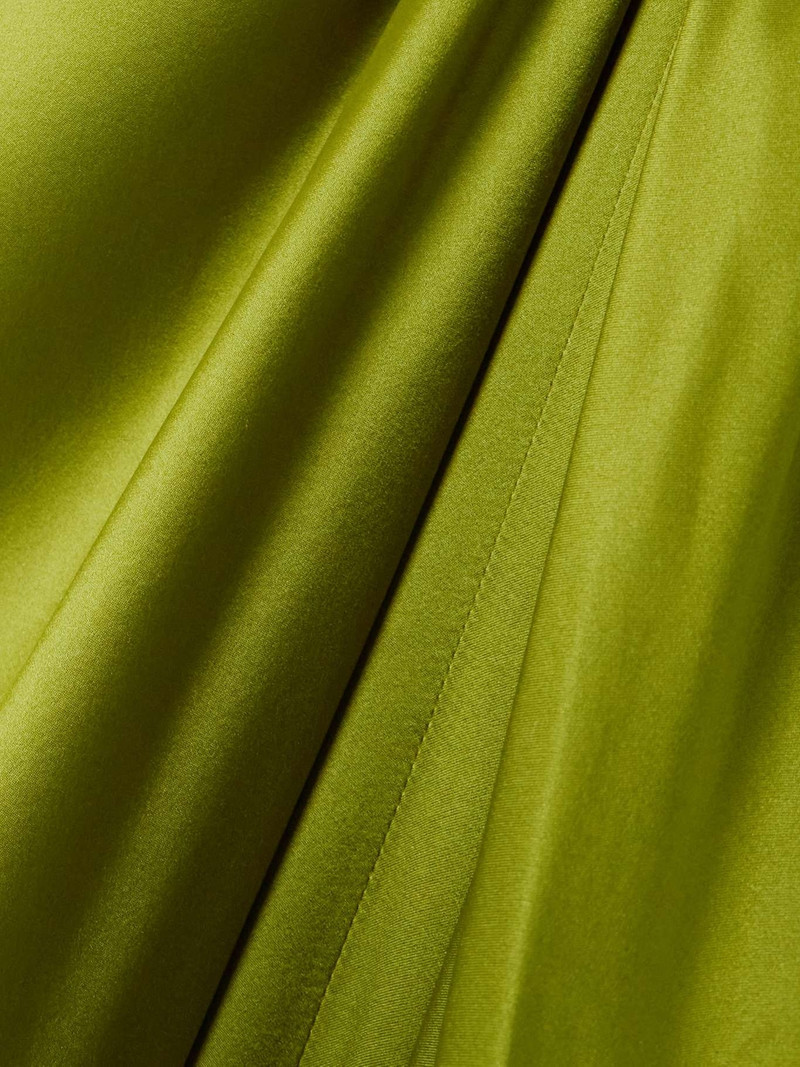 Azores twist-front silk-satin kaftan 4