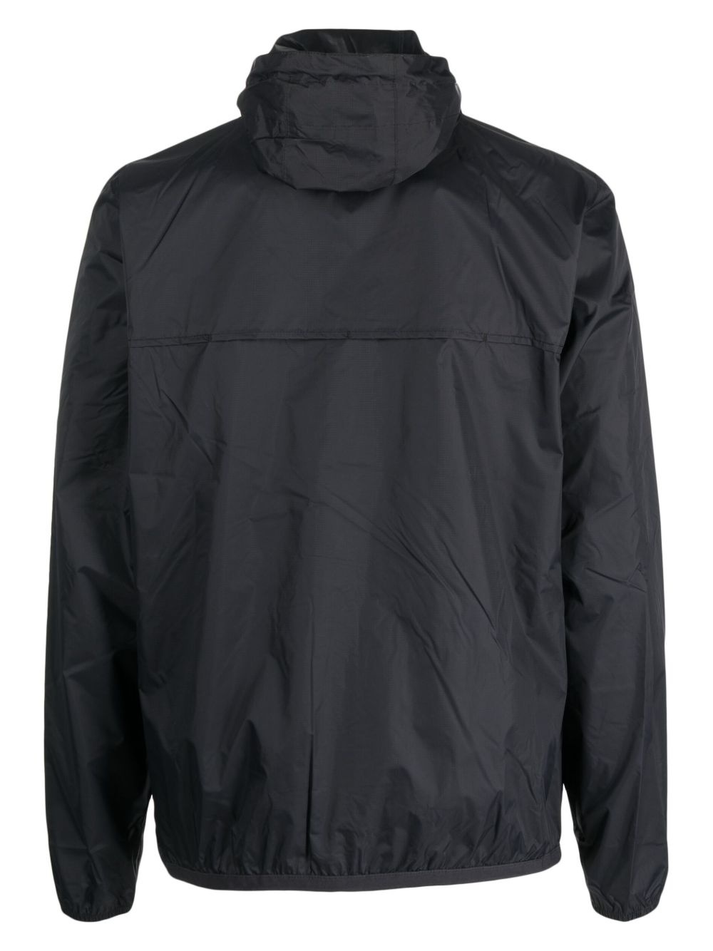 logo-print hooded jacket - 2