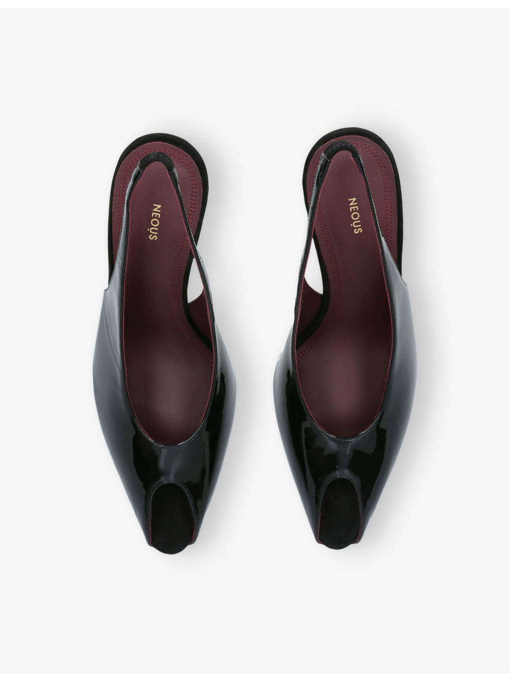 Hamal Patent-Leather Slingback Courts - 2