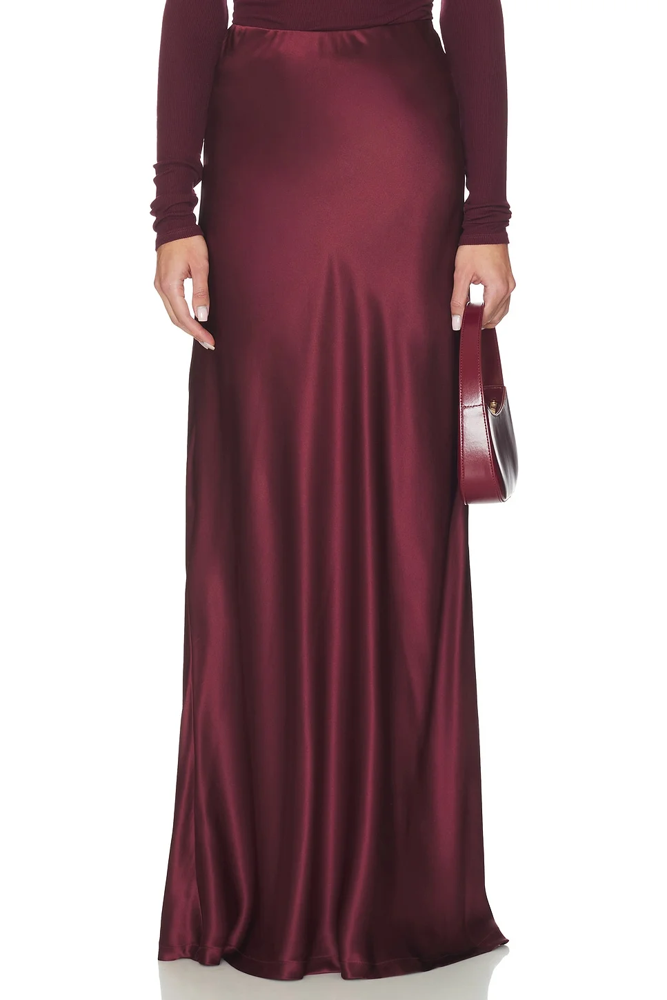Silk Full Length Skirt - 1