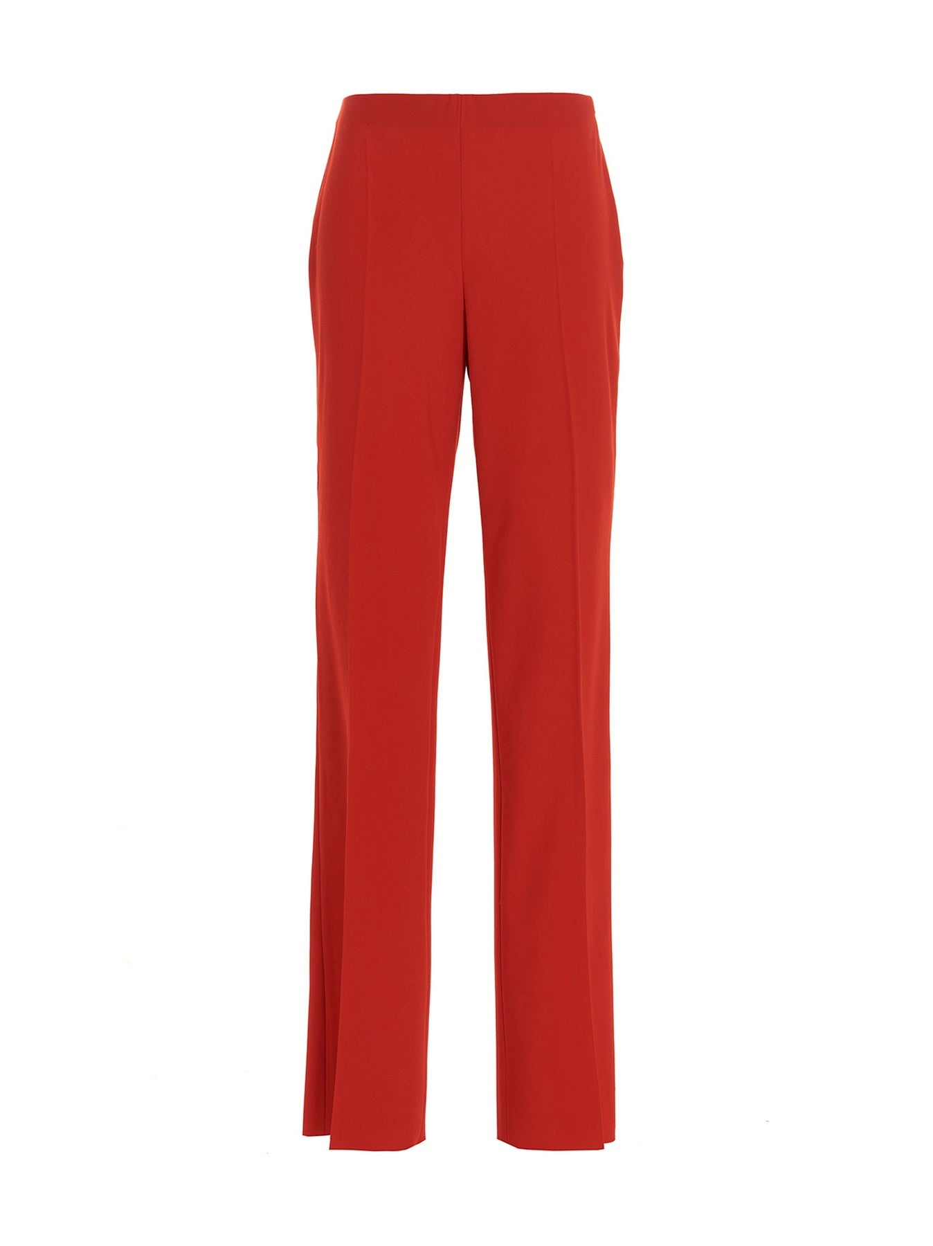Straight  With Pleat Pants Red - 1