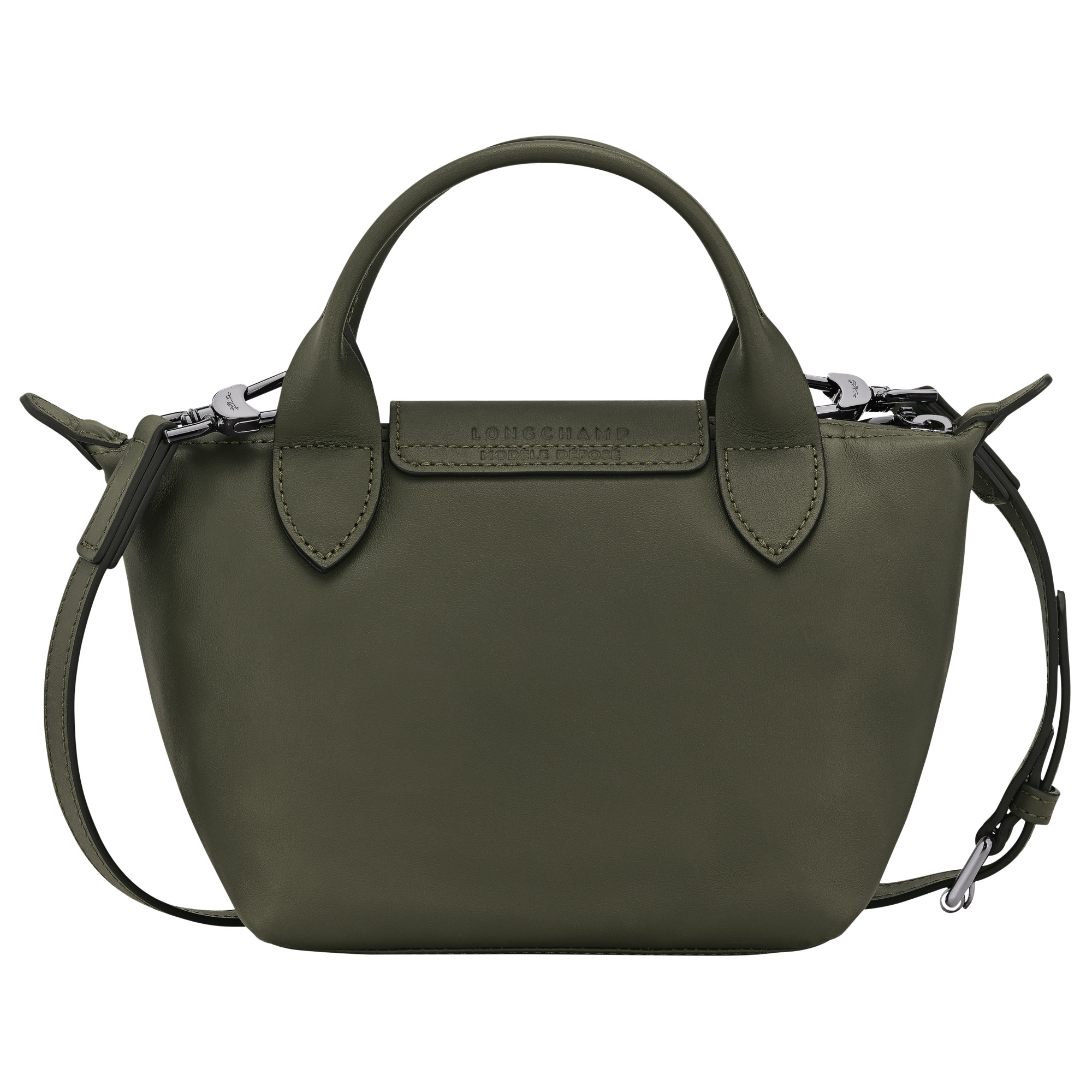 Le Pliage Xtra XS Handbag Fir - Leather - 4