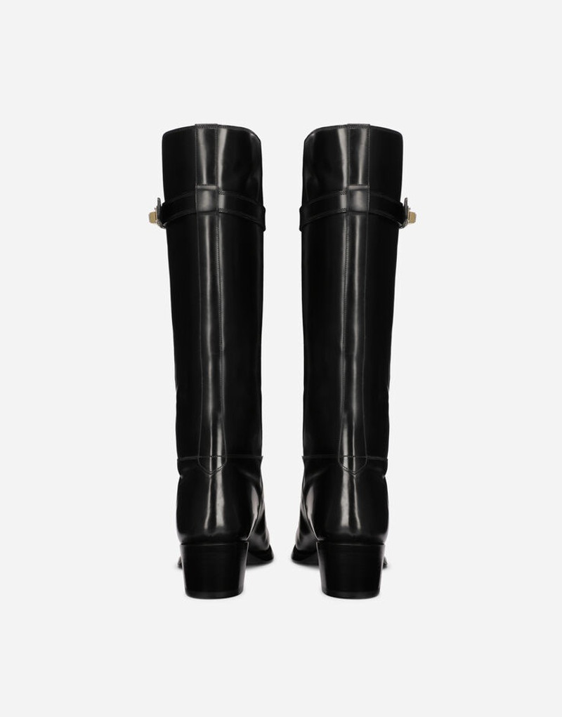 Dolce & Gabbana Brushed calfskin boots outlook