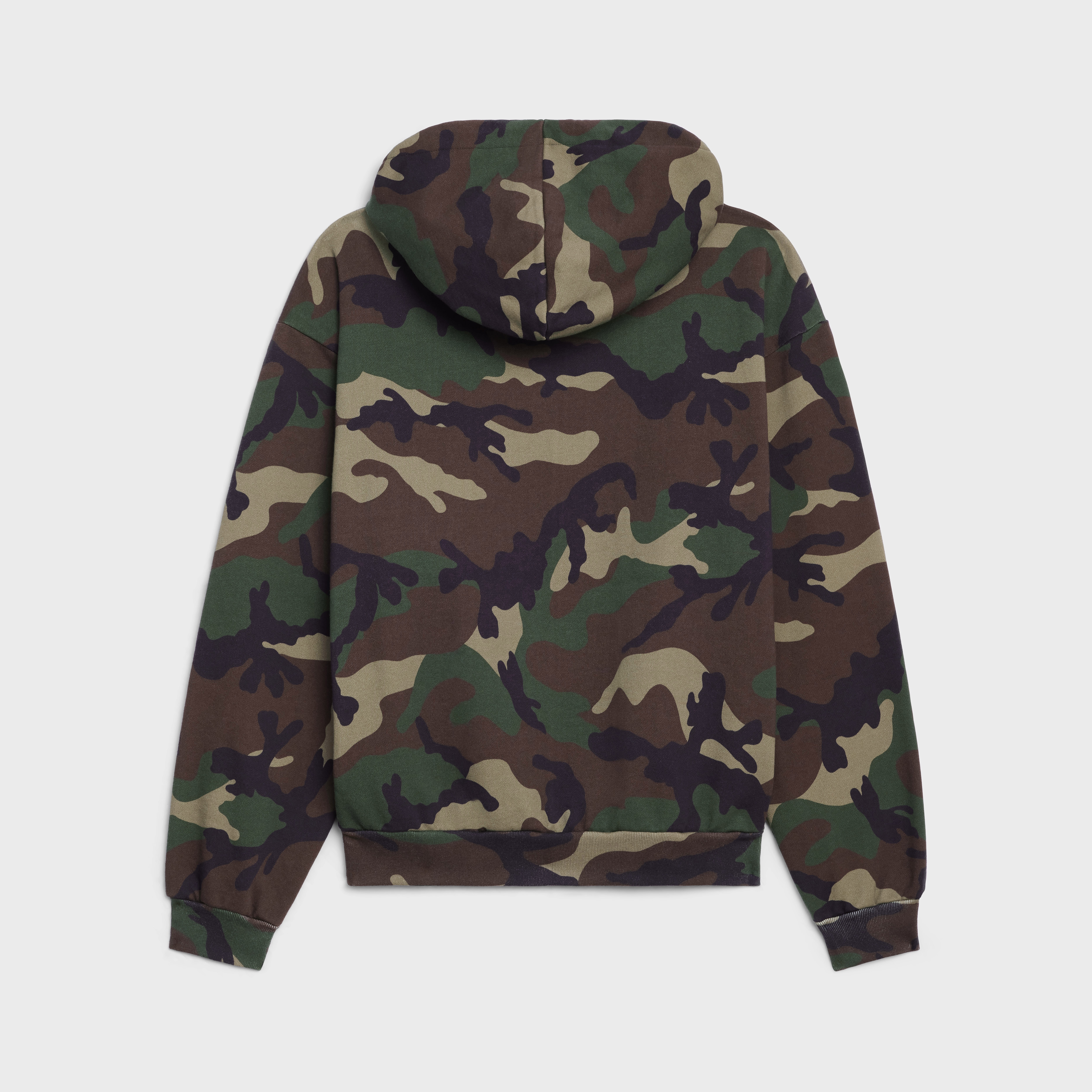 CELINE LOOSE SWEATSHIRT IN CAMOUFLAGE COTTON - 3