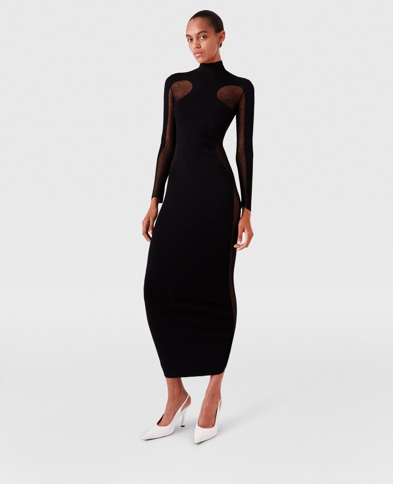 Miracle Long-Sleeve Compact-Knit Dress - 1