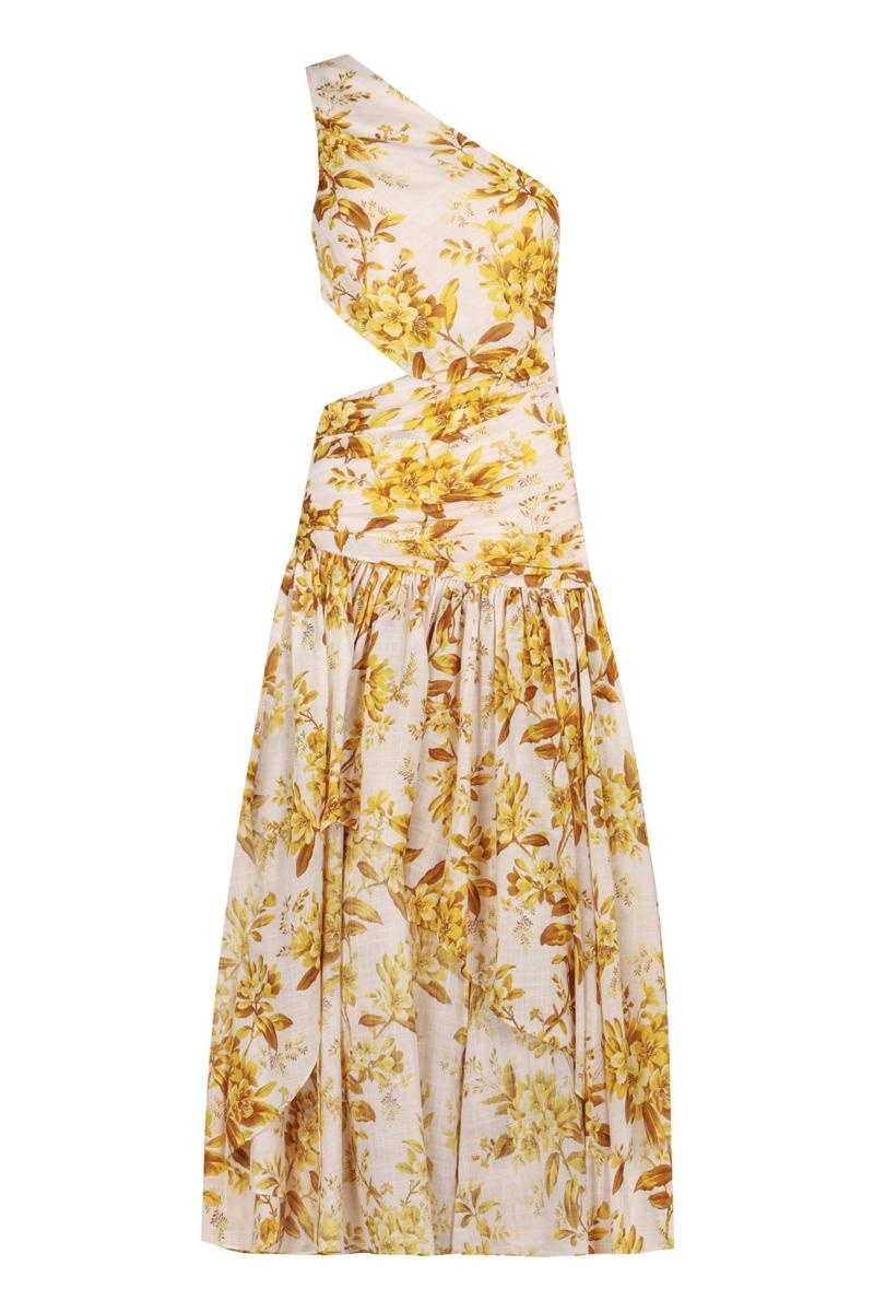 Zimmermann Golden Asymmetric Dress - 1