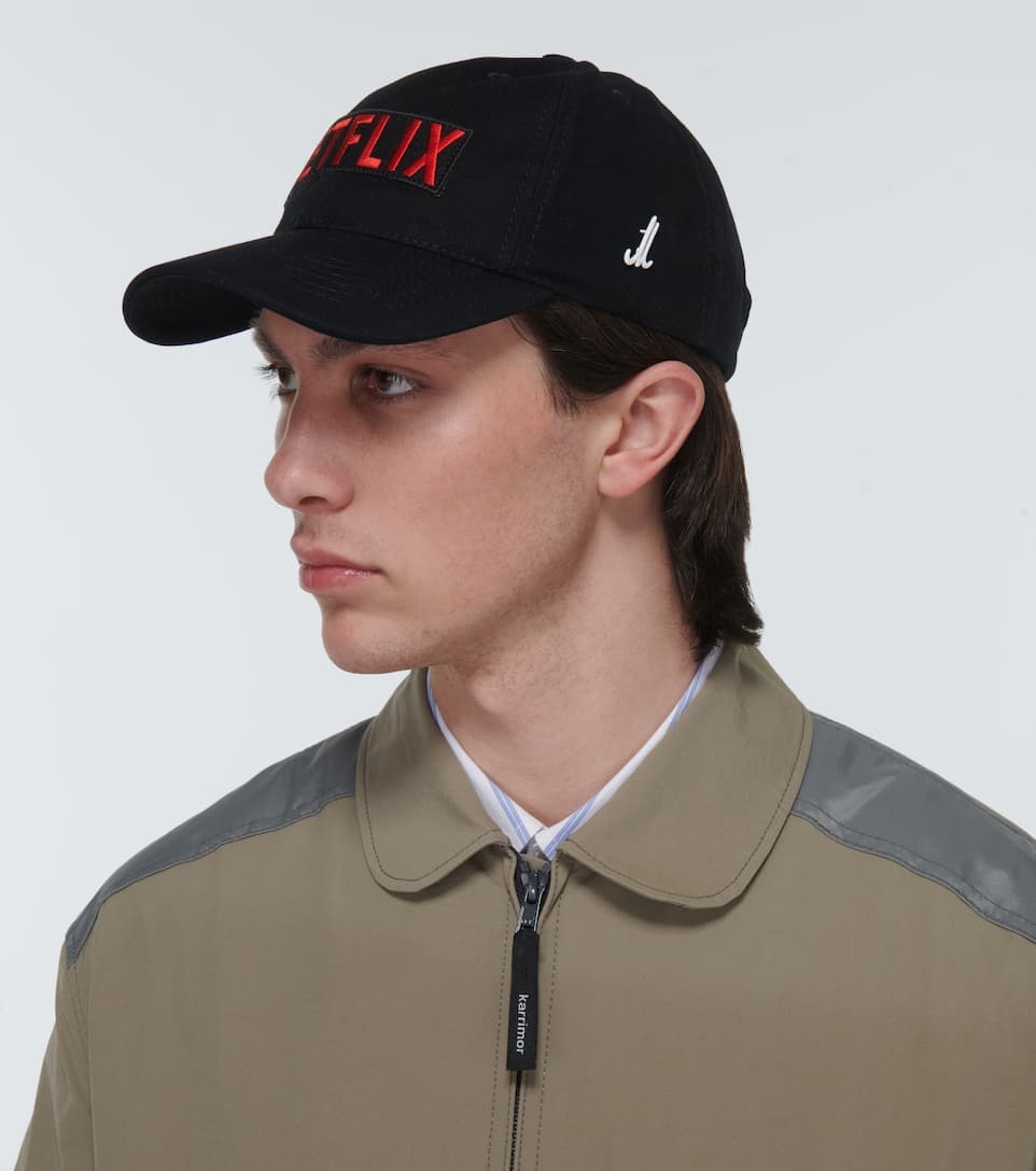 Junya Watanabe MAN x Netflix® embroidered cap | mytheresa