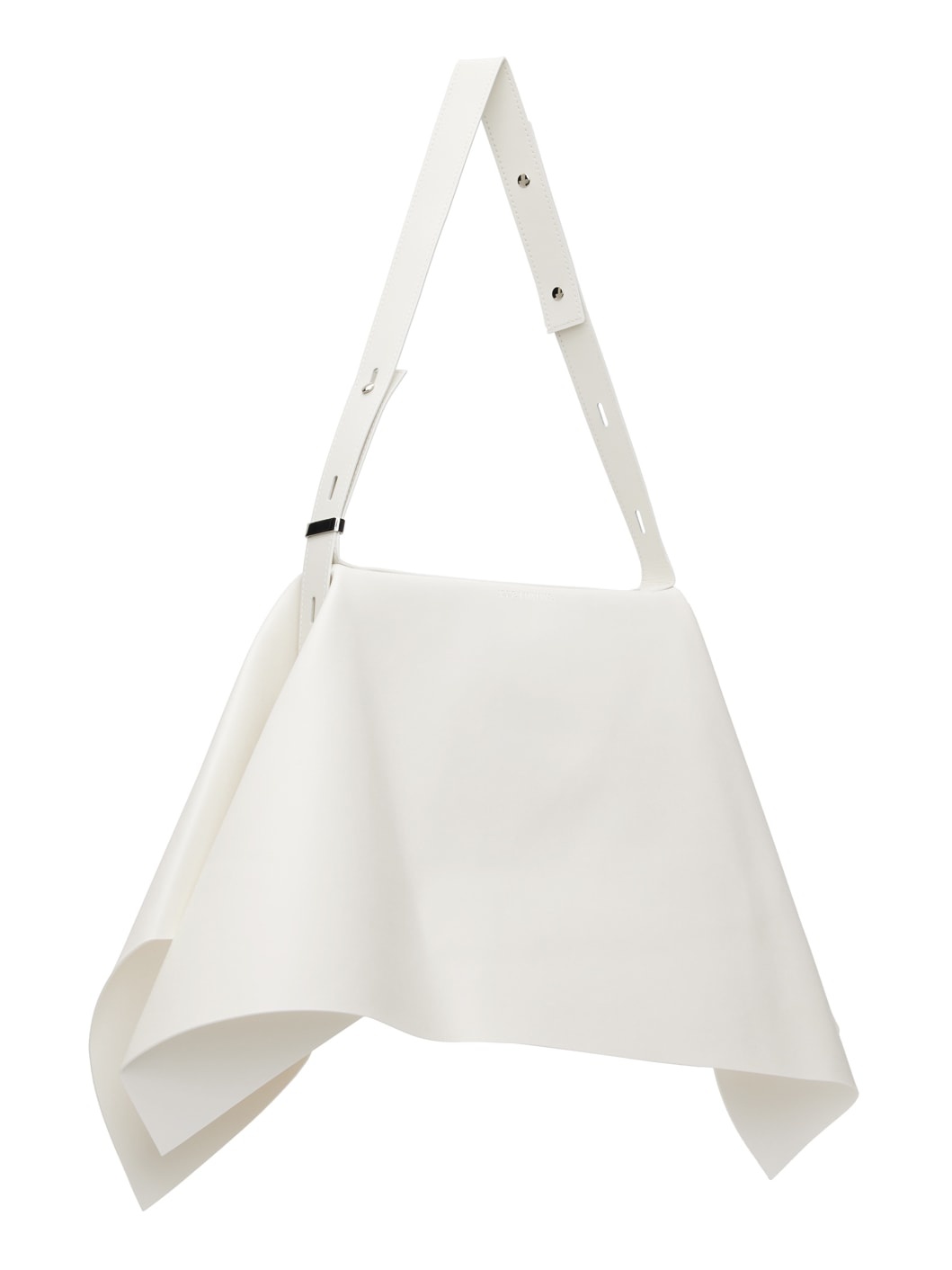 White Large Square Tote - 2