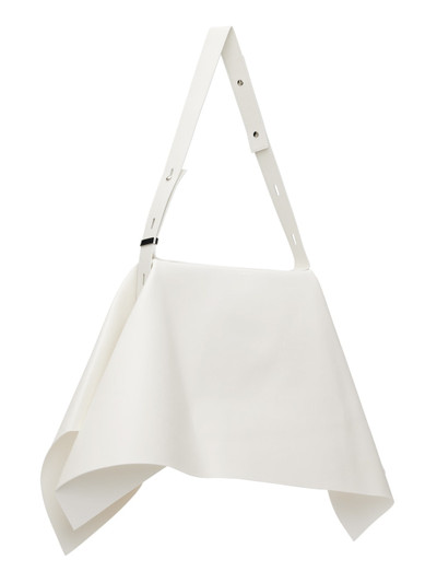 ISSEY MIYAKE White Large Square Tote outlook