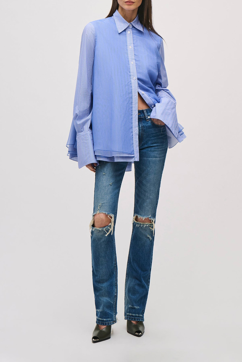 BRANDON MAXWELL Riggs Jean outlook