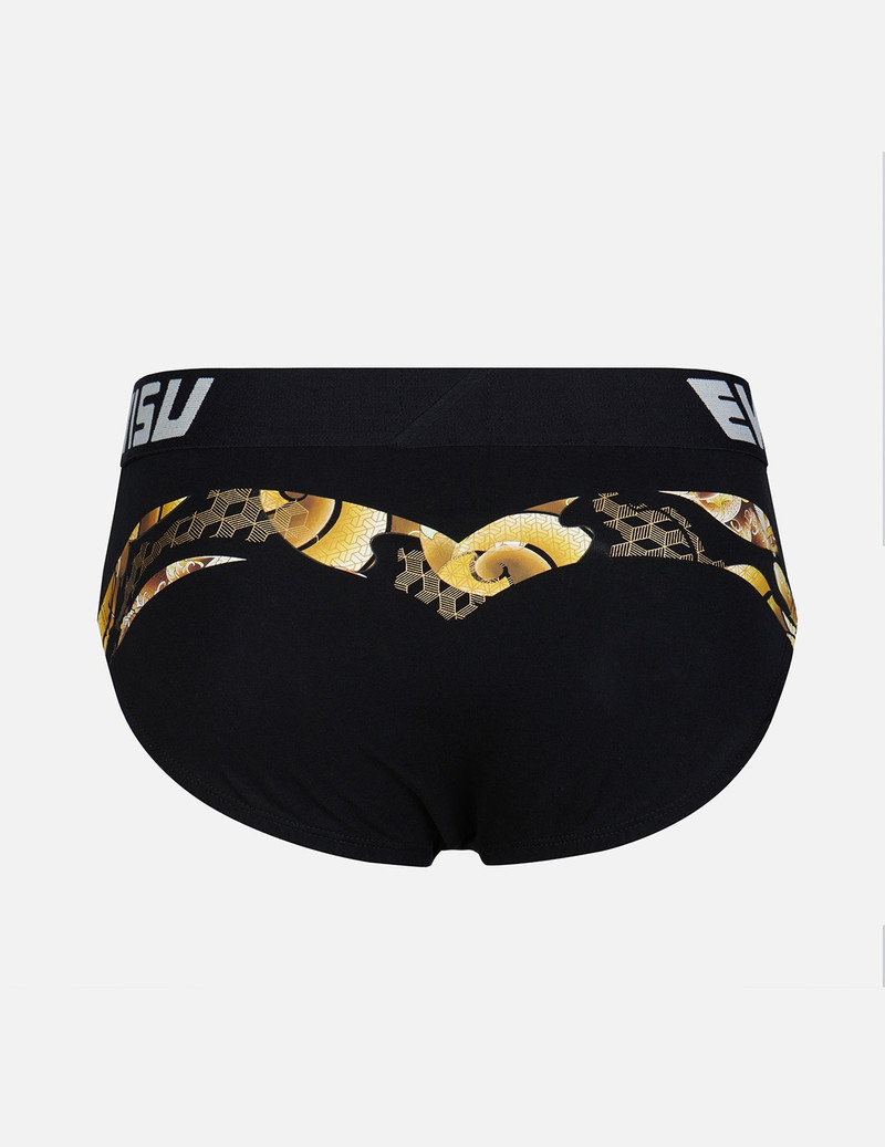 TATTOO KOI-PATTERN DAICOCK PRINT BRIEFS 1