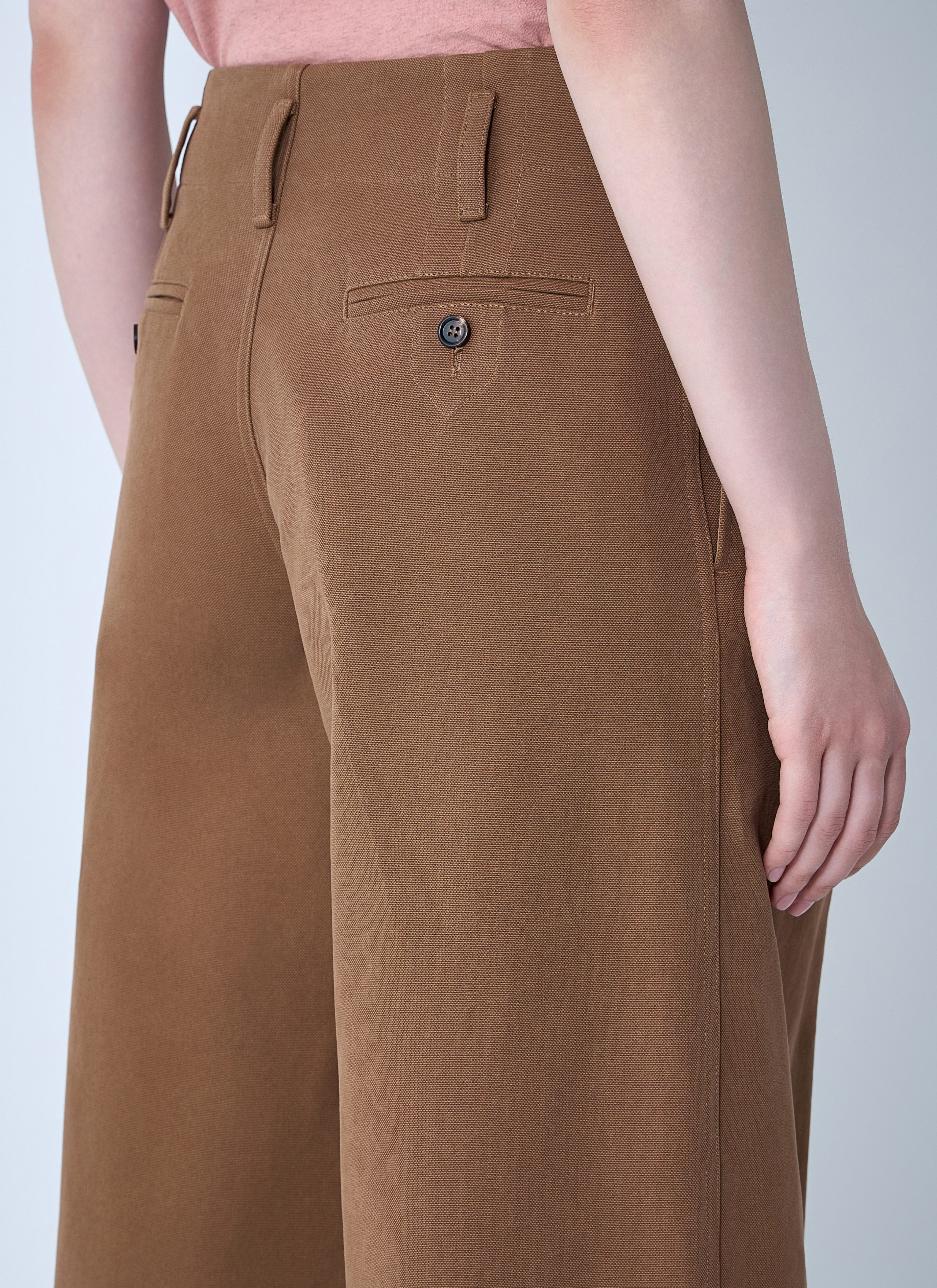 Chloé Women Cotton Canvas Pants - 6