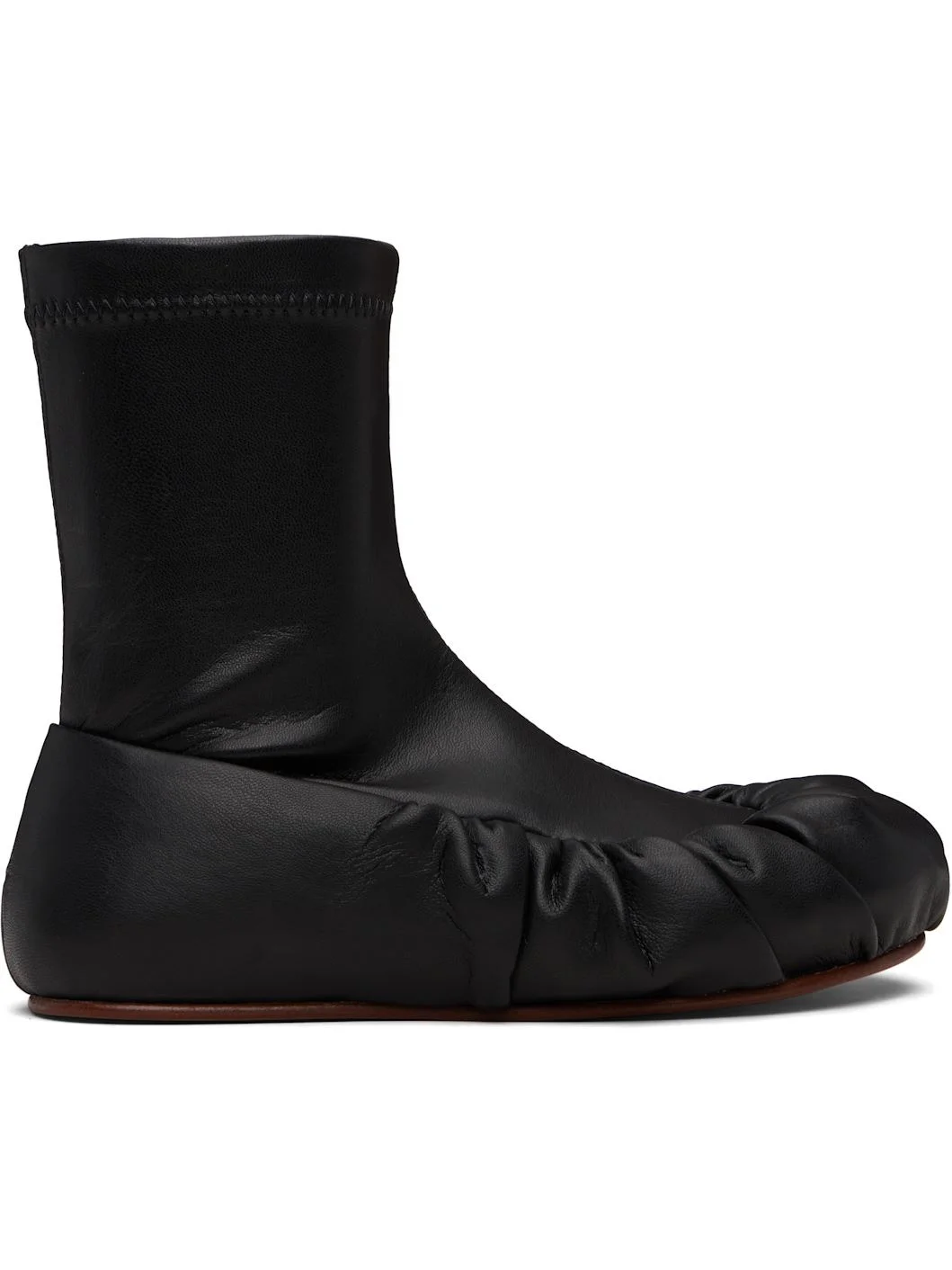 Black Ballerina Mid Boots - 1