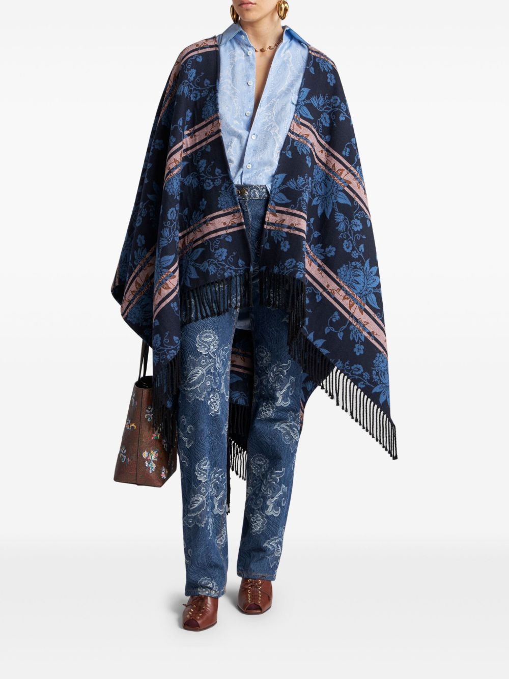 jacquard jeans - 2