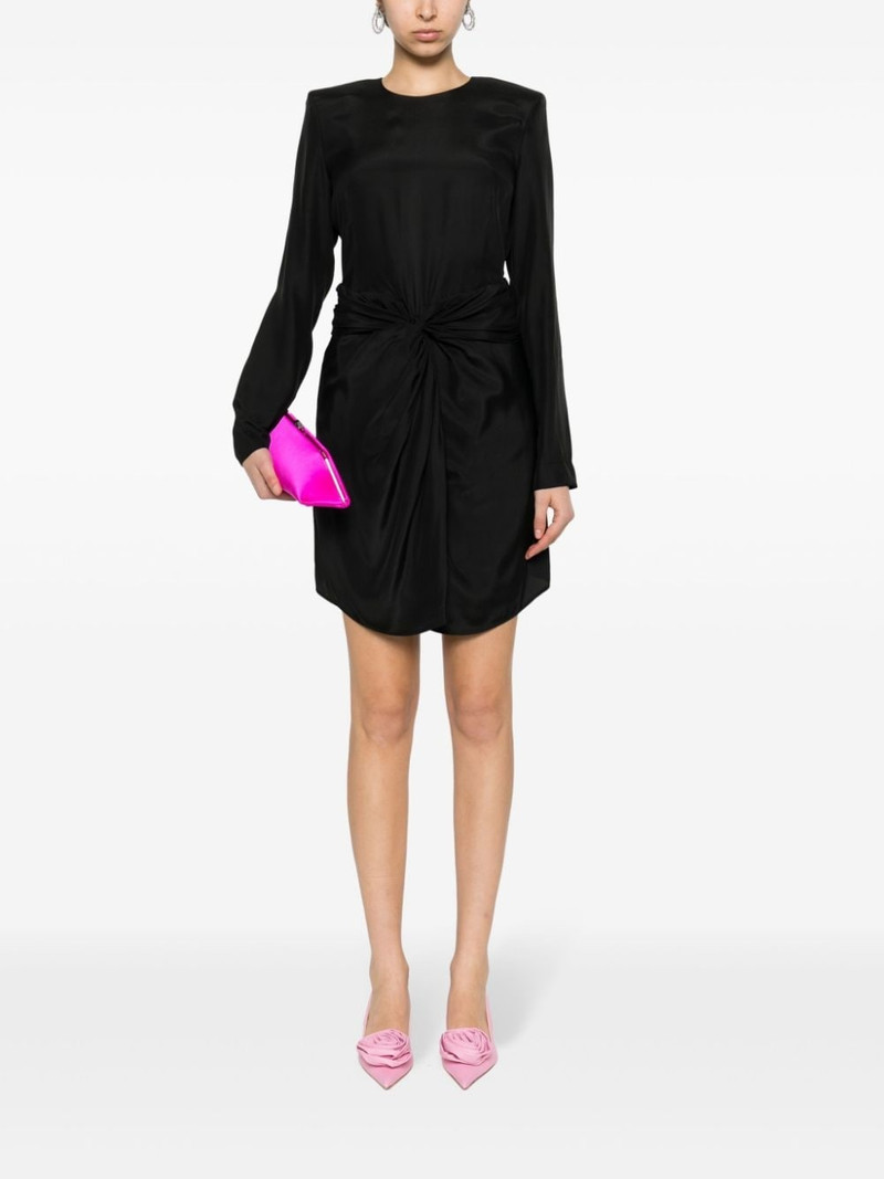 GAUGE81 Izu knot-detailed silk dress outlook