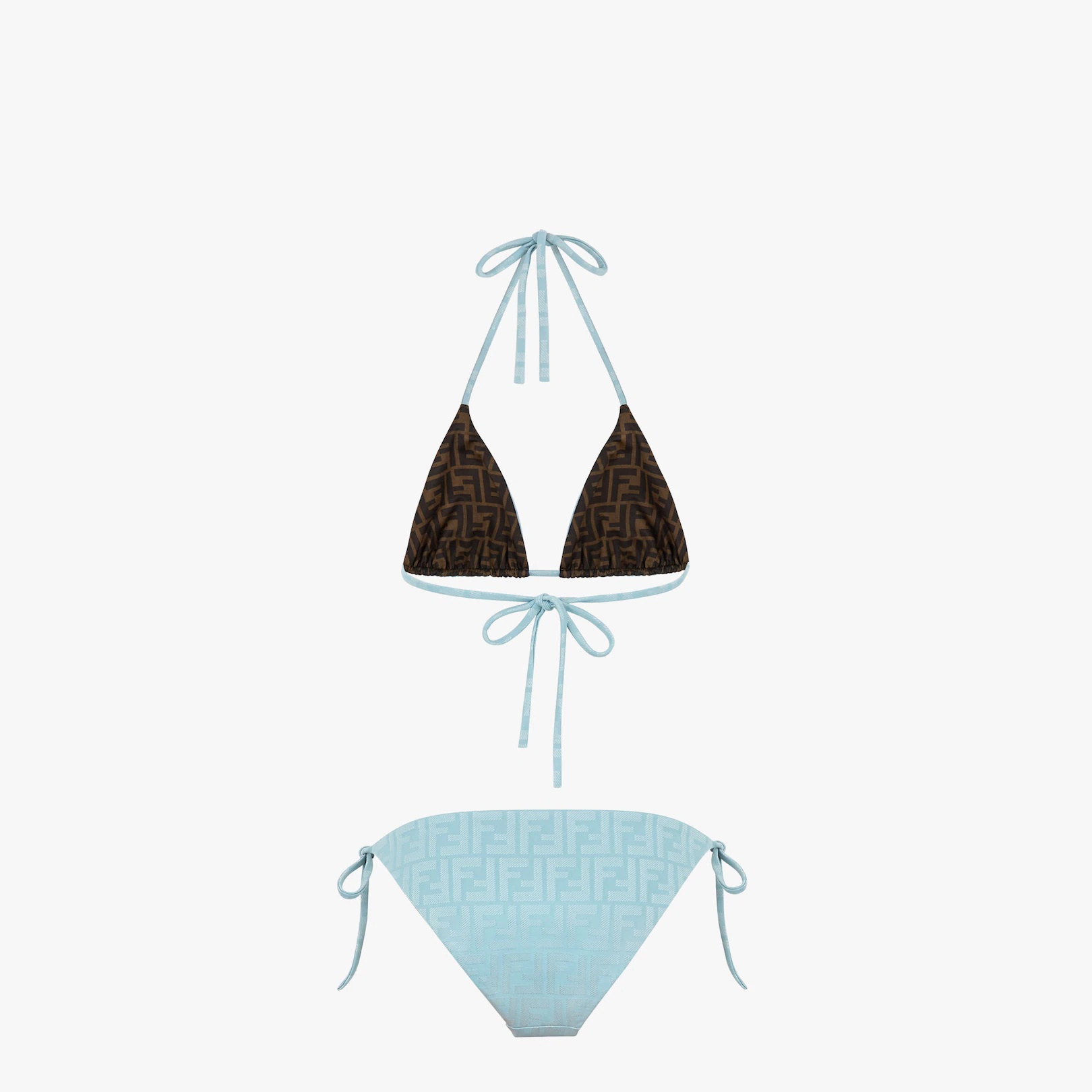 Light blue Lycra® bikini - 2