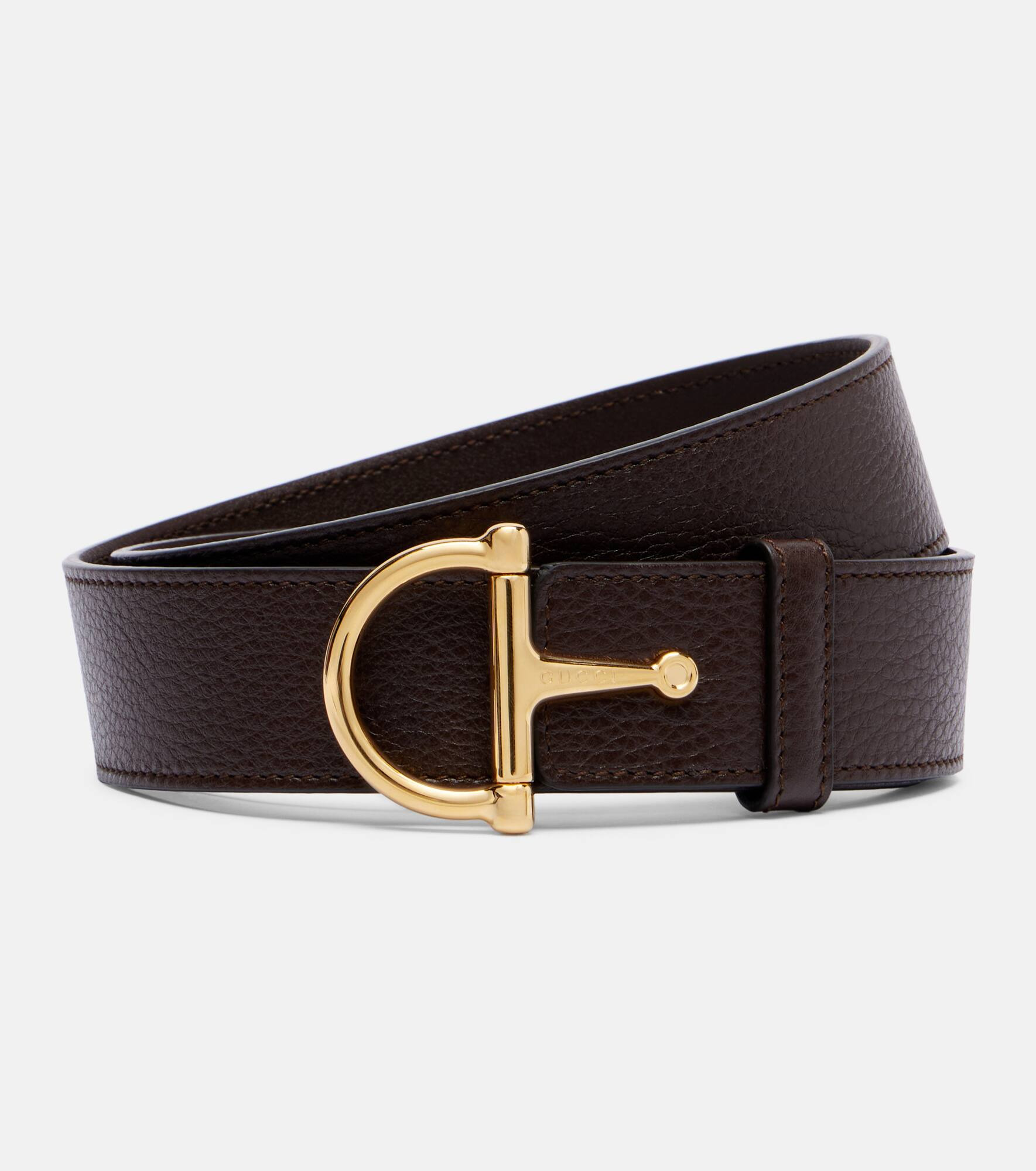 Horsebit leather belt - 1