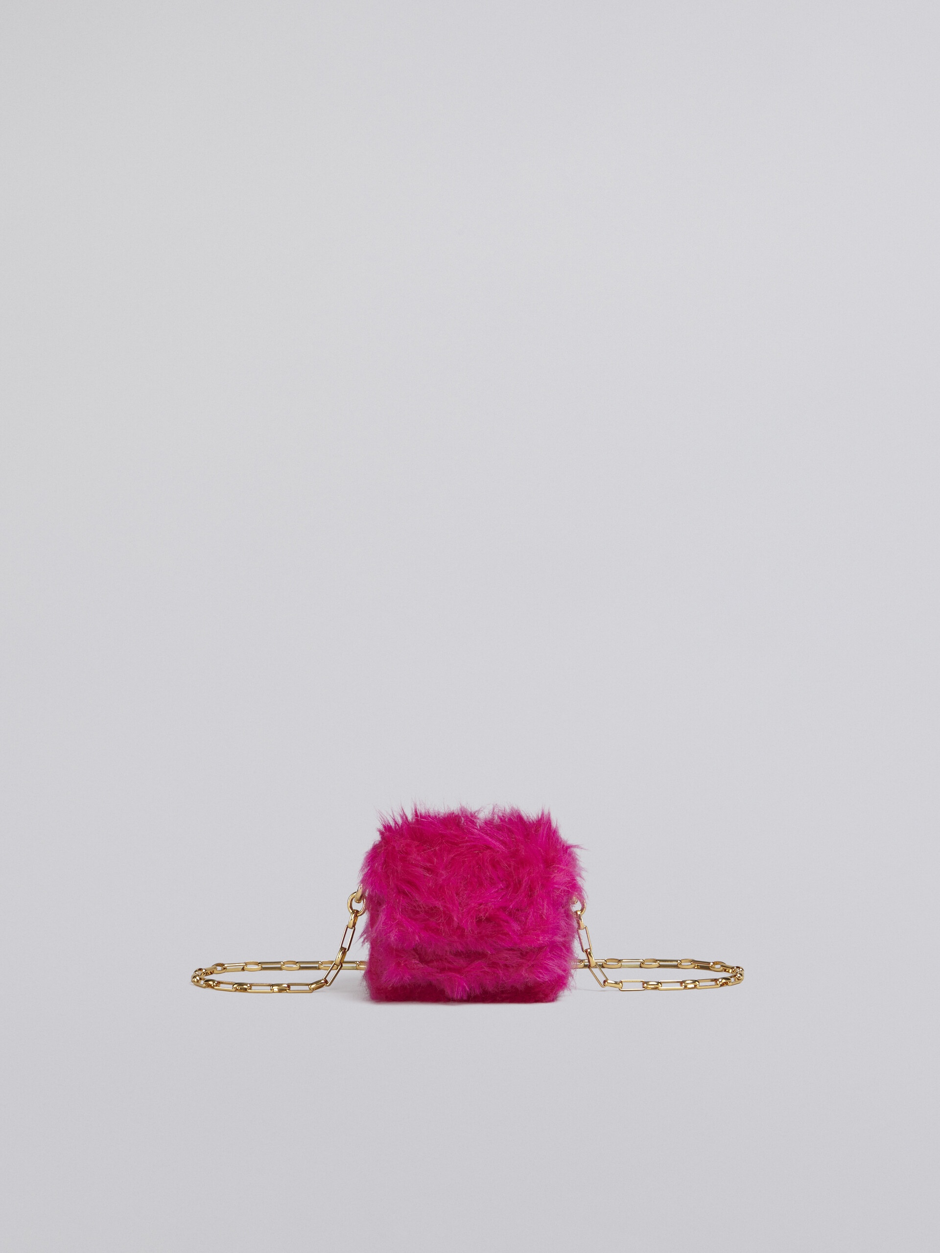 TRUNK BAG IN TEDDY AND CALF LEATHER - 1